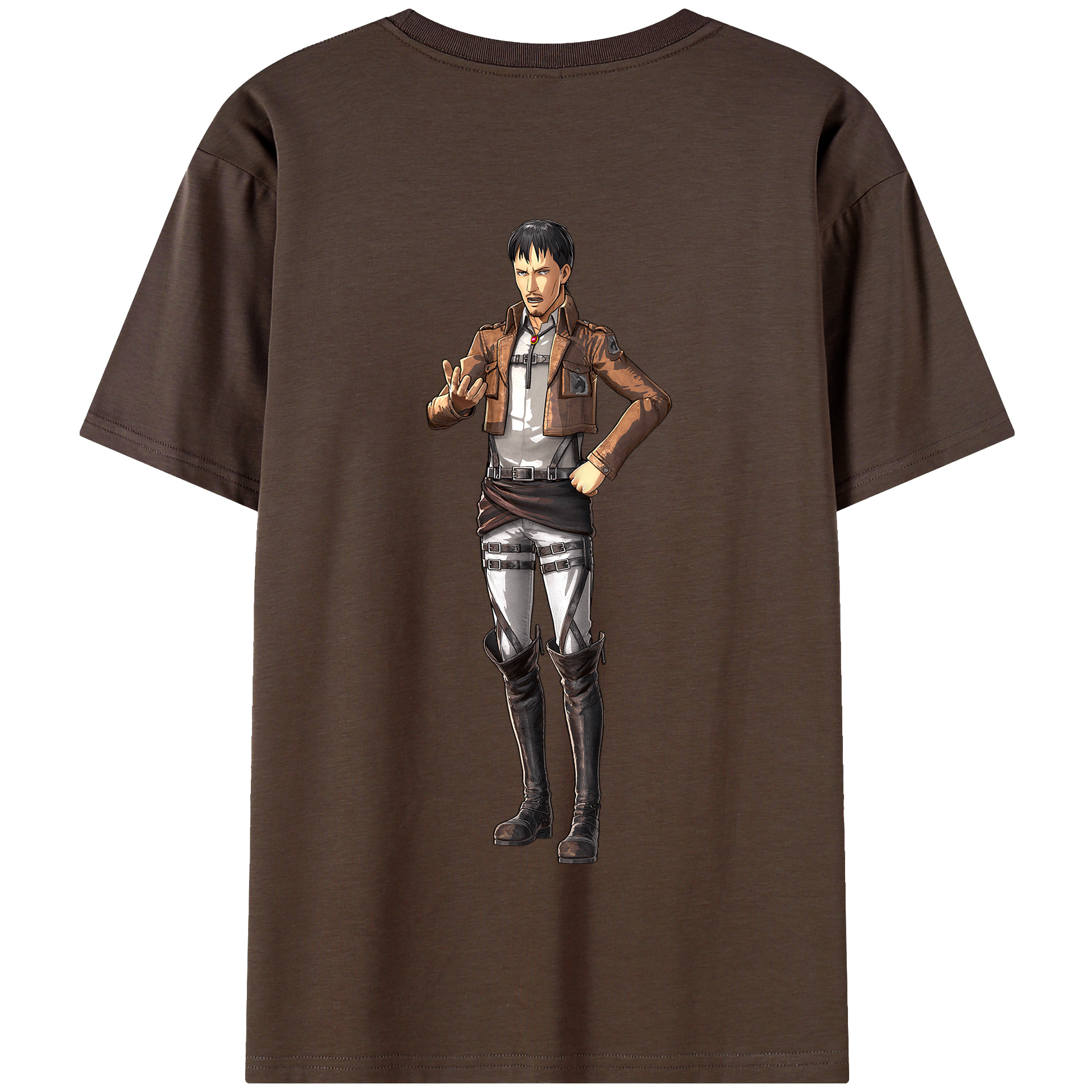 （画像用） 進撃の巨人 Attack on Titan 綿100％半袖Tシャツ（背面プリント）