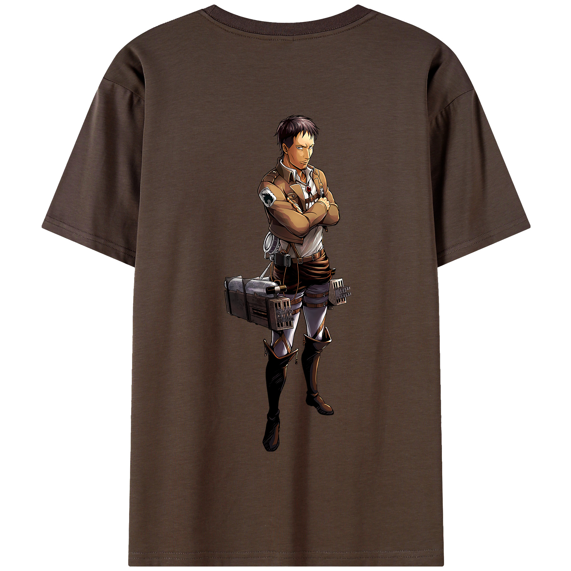 （画像用） 進撃の巨人 Attack on Titan 綿100％半袖Tシャツ（背面プリント）