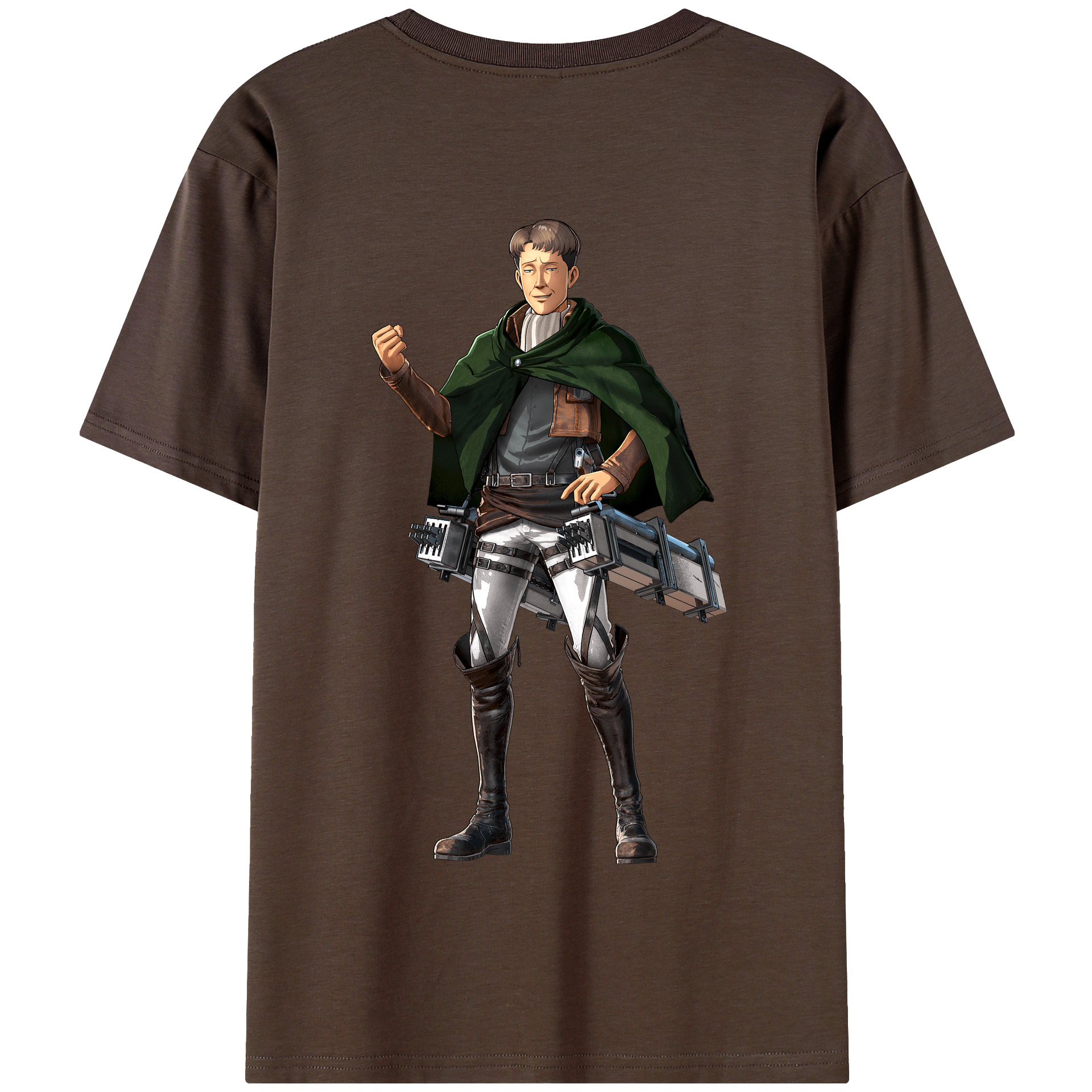 （画像用） 進撃の巨人 Attack on Titan 綿100％半袖Tシャツ（背面プリント）