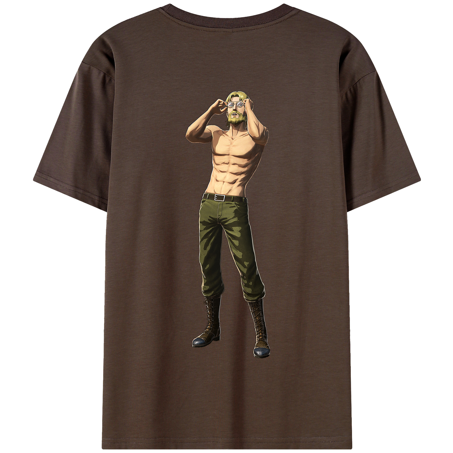（画像用） 進撃の巨人 Attack on Titan 綿100％半袖Tシャツ（背面プリント）