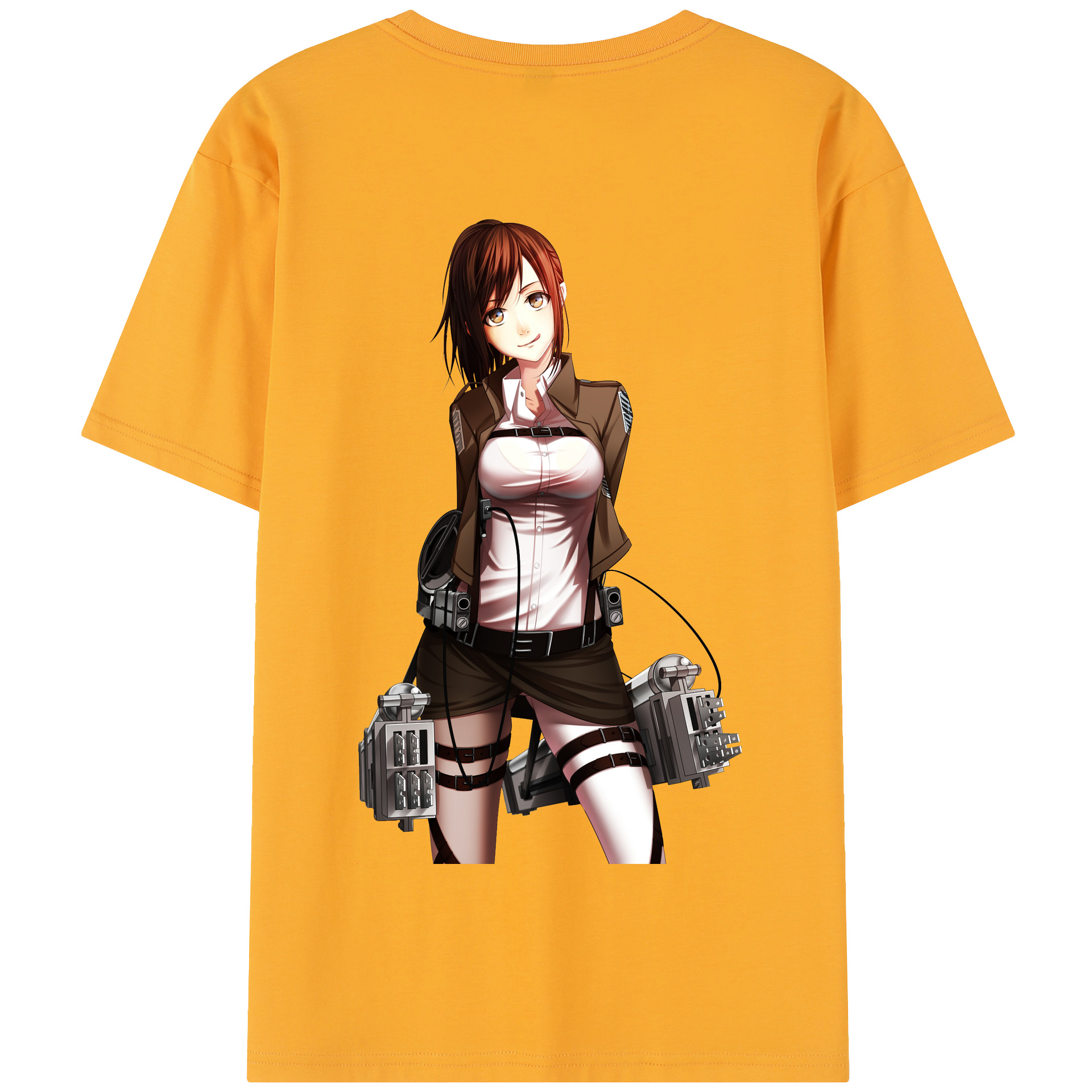 （画像用） 進撃の巨人 サシャ·ブラウス Attack on Titan Sasha Blaus 綿100％半袖Tシャツ（背面プリント）