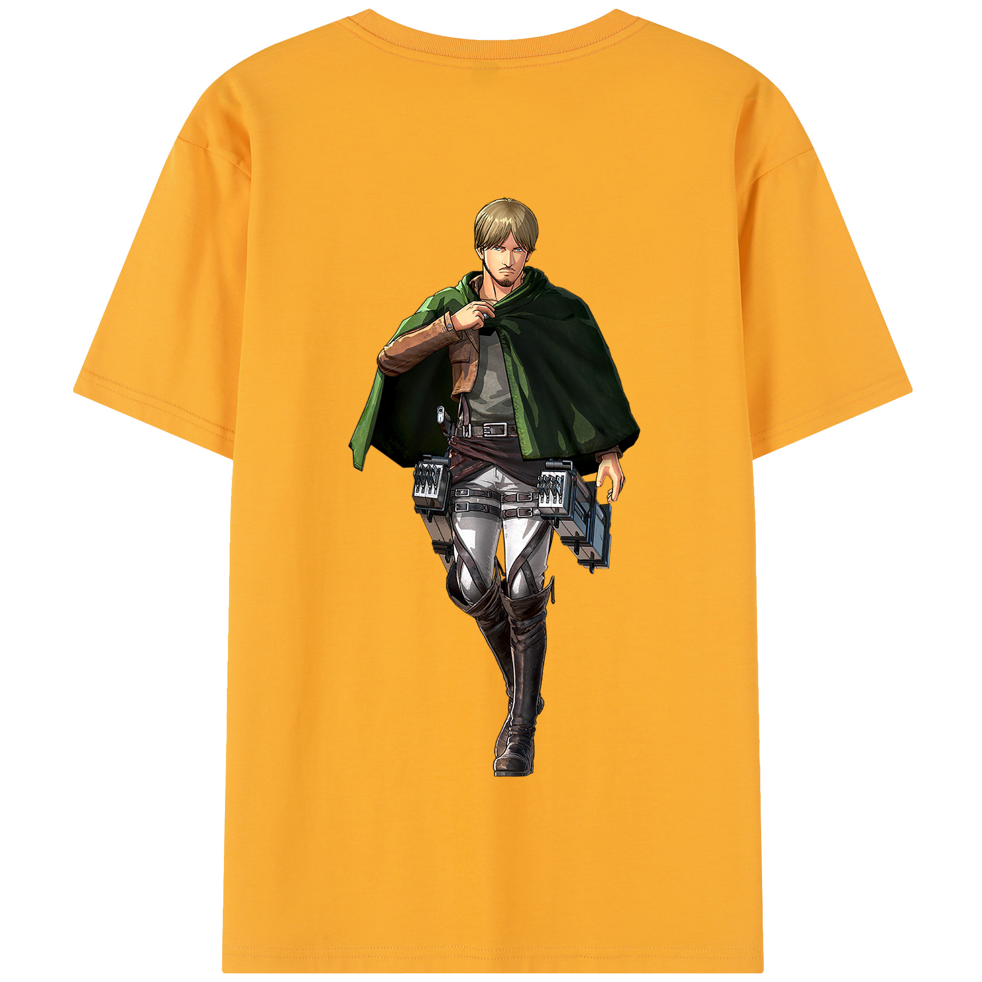 （画像用） 進撃の巨人 ミケ·ザカリアス Attack on Titan Mike Zakarius 綿100％半袖Tシャツ（背面プリント）