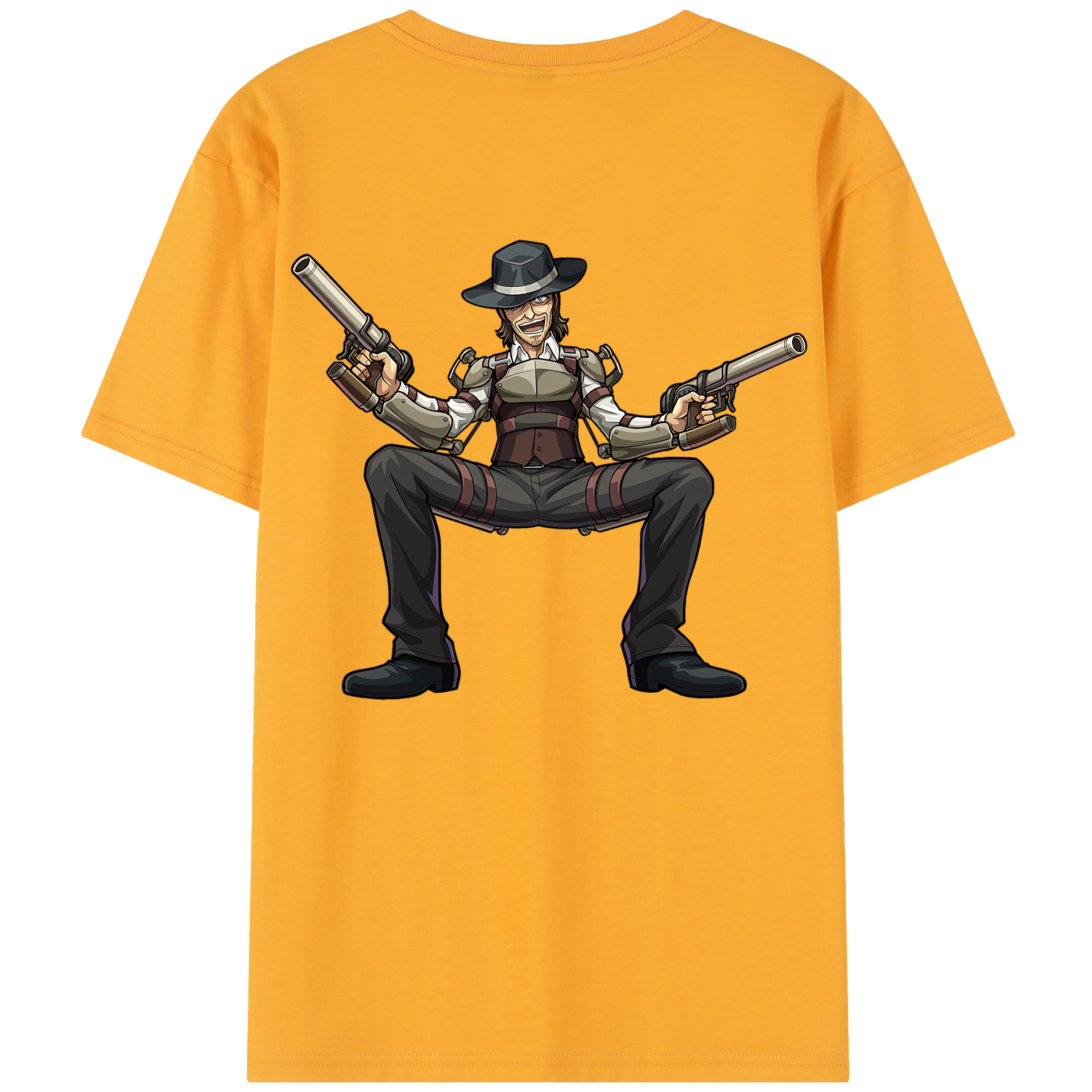 （画像用） 進撃の巨人 ケニー·アッカーマン Attack on Titan Kenny Ackerman 綿100％半袖Tシャツ（背面プリント）