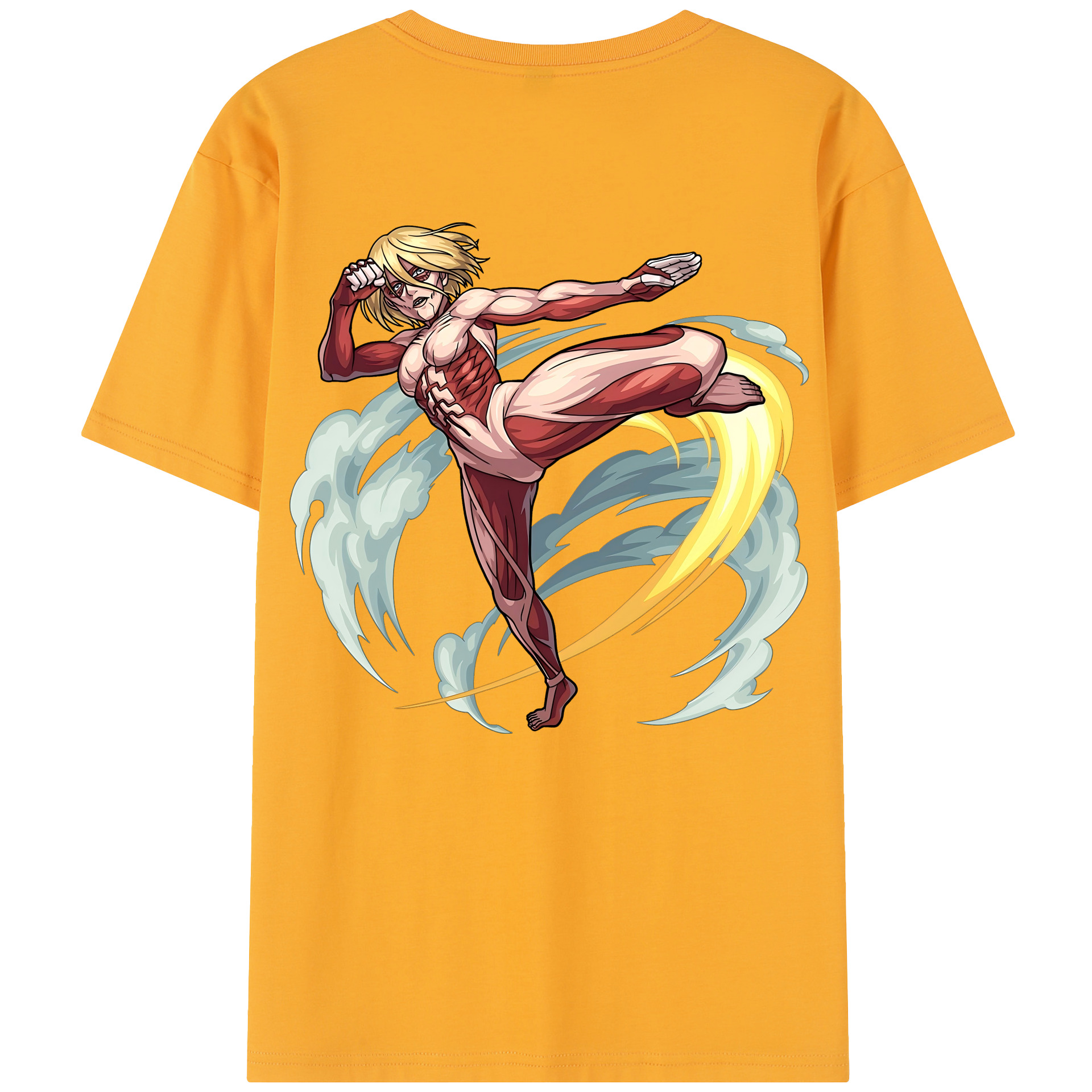 （画像用） 進撃の巨人 Attack on Titan 綿100％半袖Tシャツ（背面プリント）