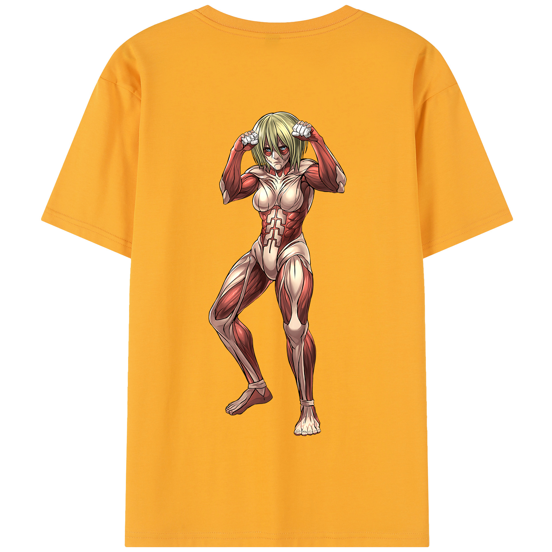 （画像用） 進撃の巨人 Attack on Titan 綿100％半袖Tシャツ（背面プリント）