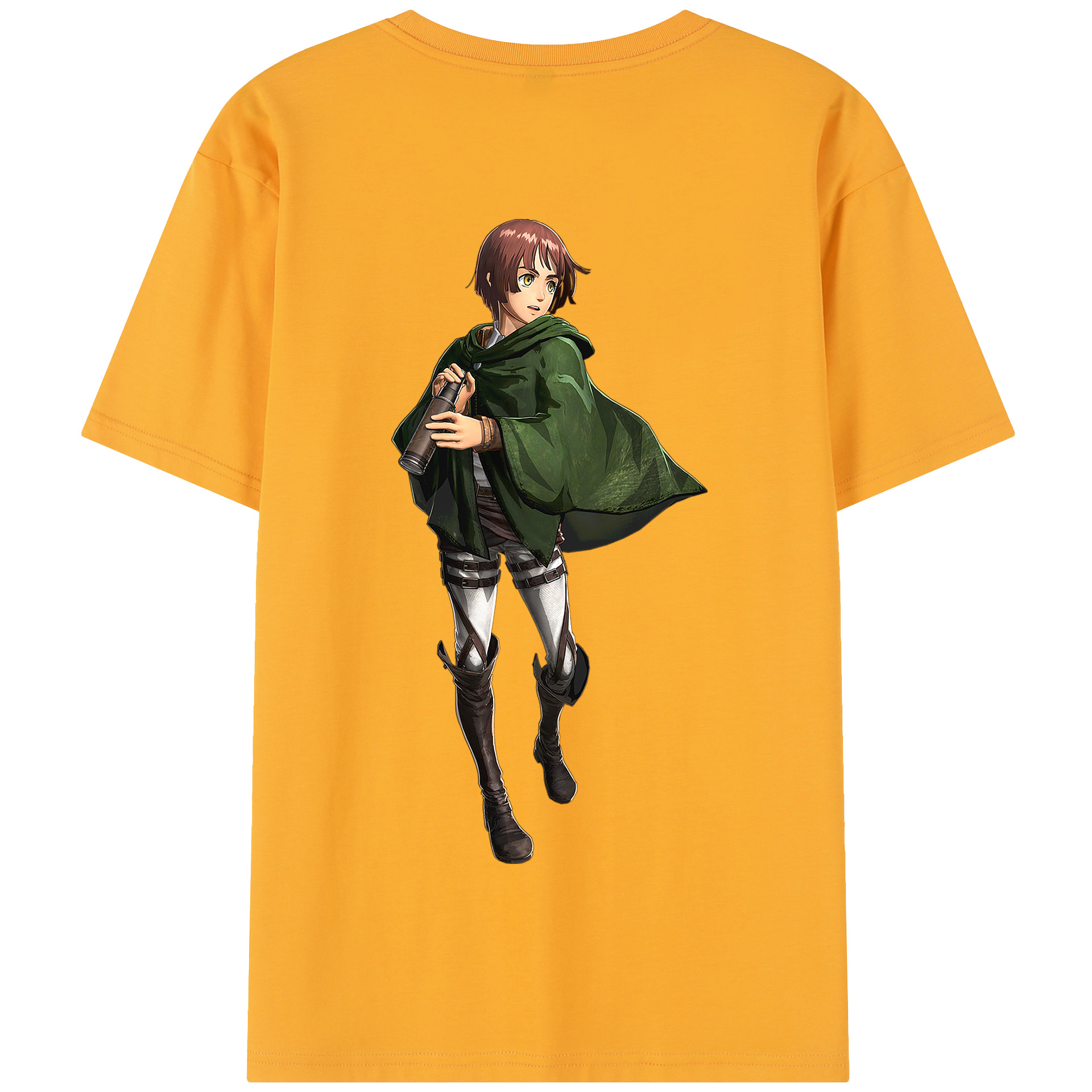（画像用） 進撃の巨人 Attack on Titan 綿100％半袖Tシャツ（背面プリント）