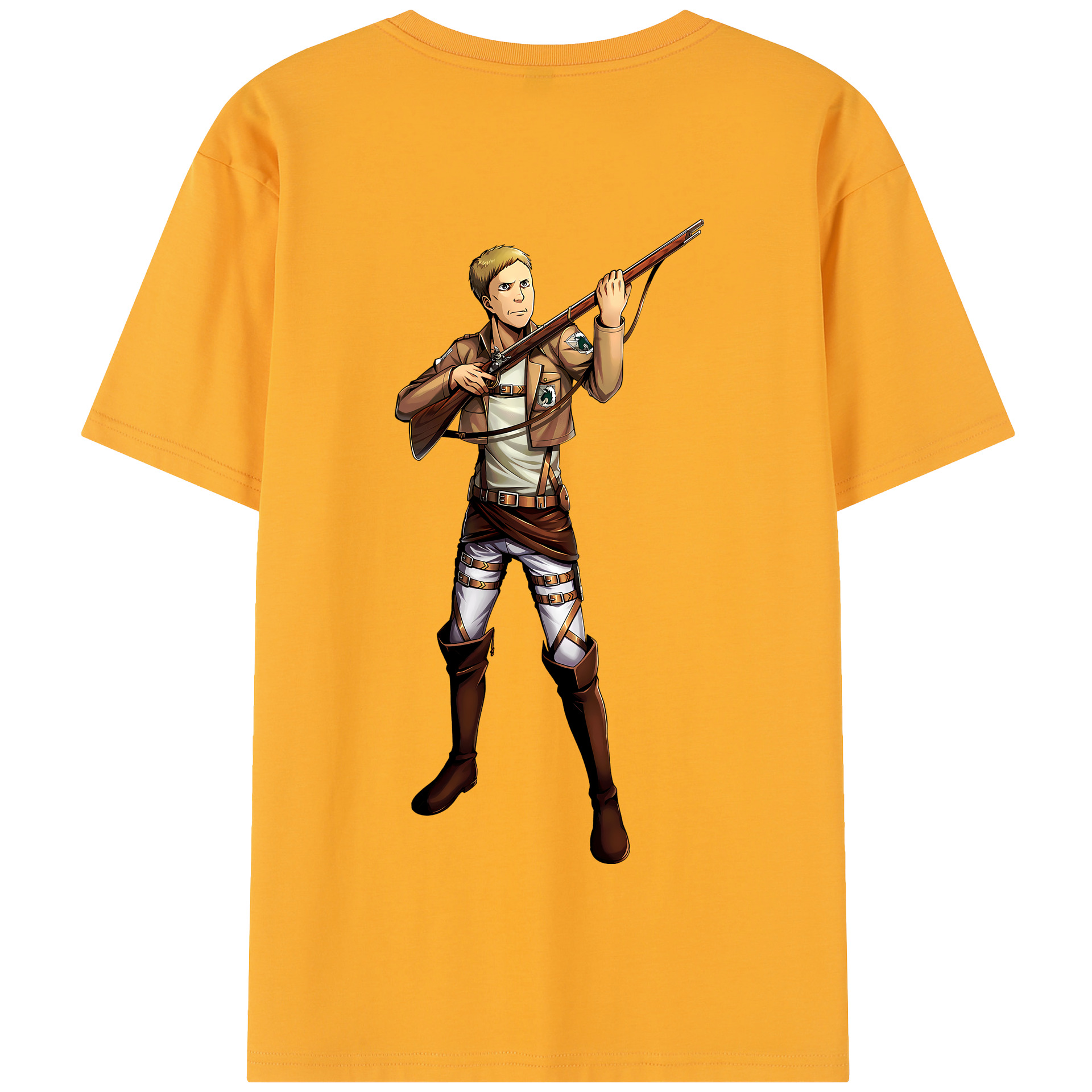 （画像用） 進撃の巨人 Attack on Titan 綿100％半袖Tシャツ（背面プリント）