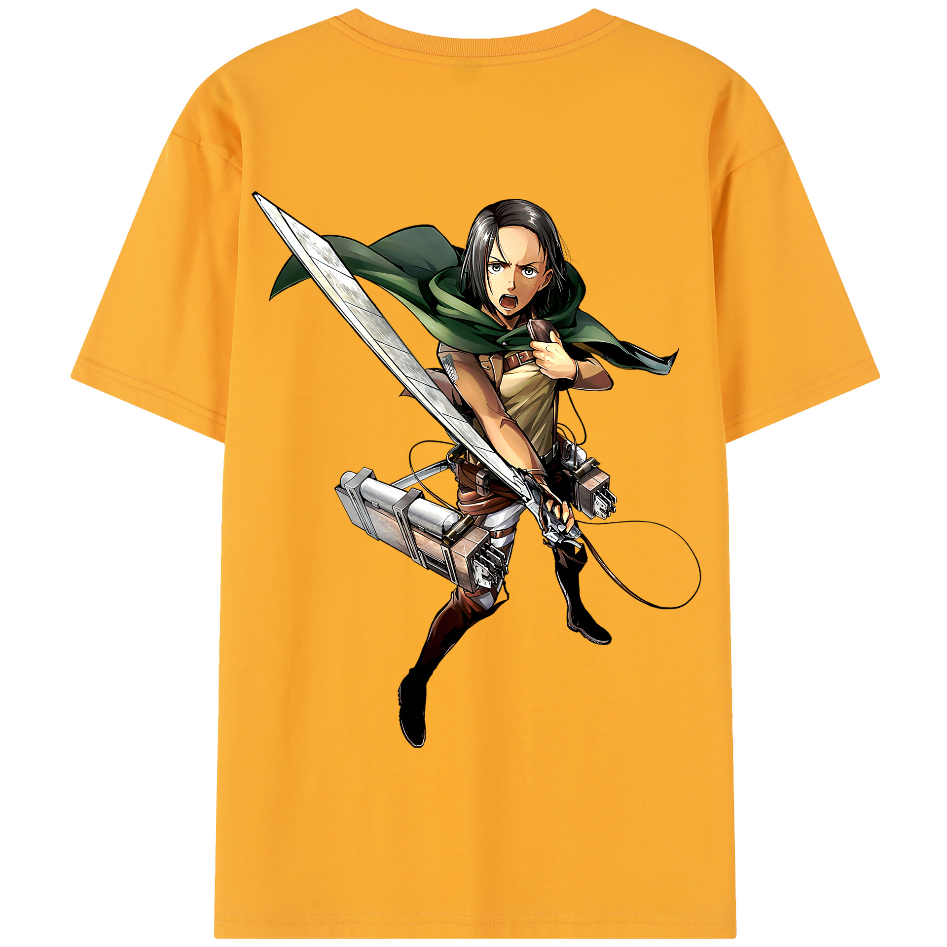 （画像用） 進撃の巨人 Attack on Titan 綿100％半袖Tシャツ（背面プリント）