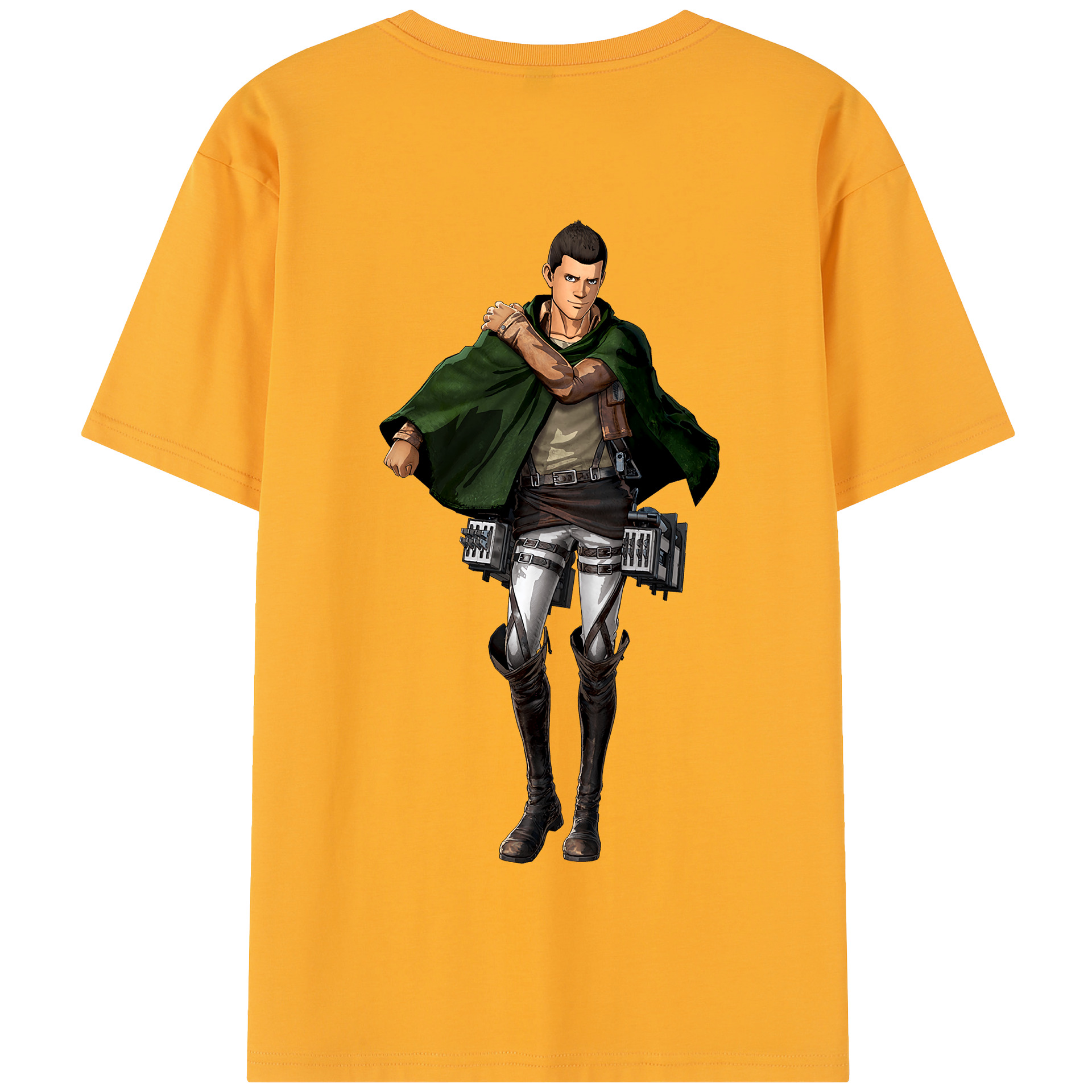 （画像用） 進撃の巨人 Attack on Titan 綿100％半袖Tシャツ（背面プリント）