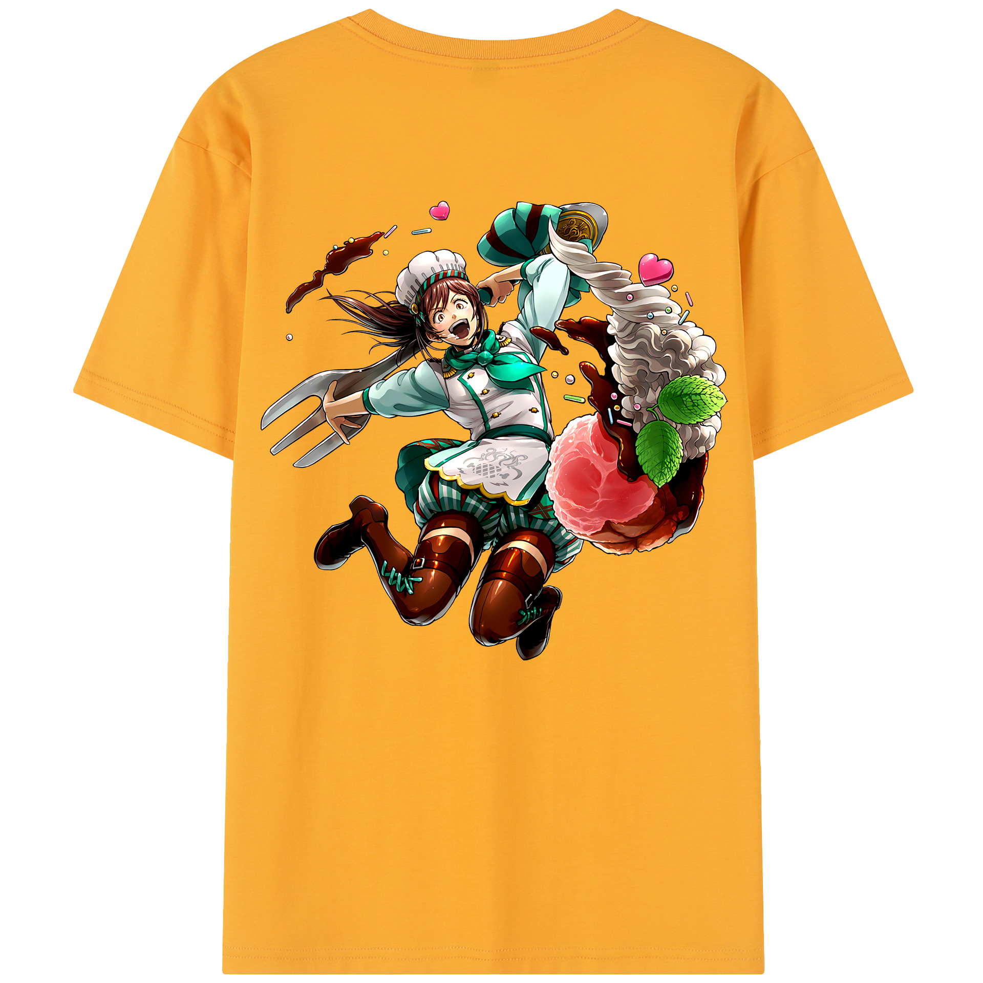 （画像用） 進撃の巨人 サシャ·ブラウス Attack on Titan Sasha Blaus 綿100％半袖Tシャツ（背面プリント）