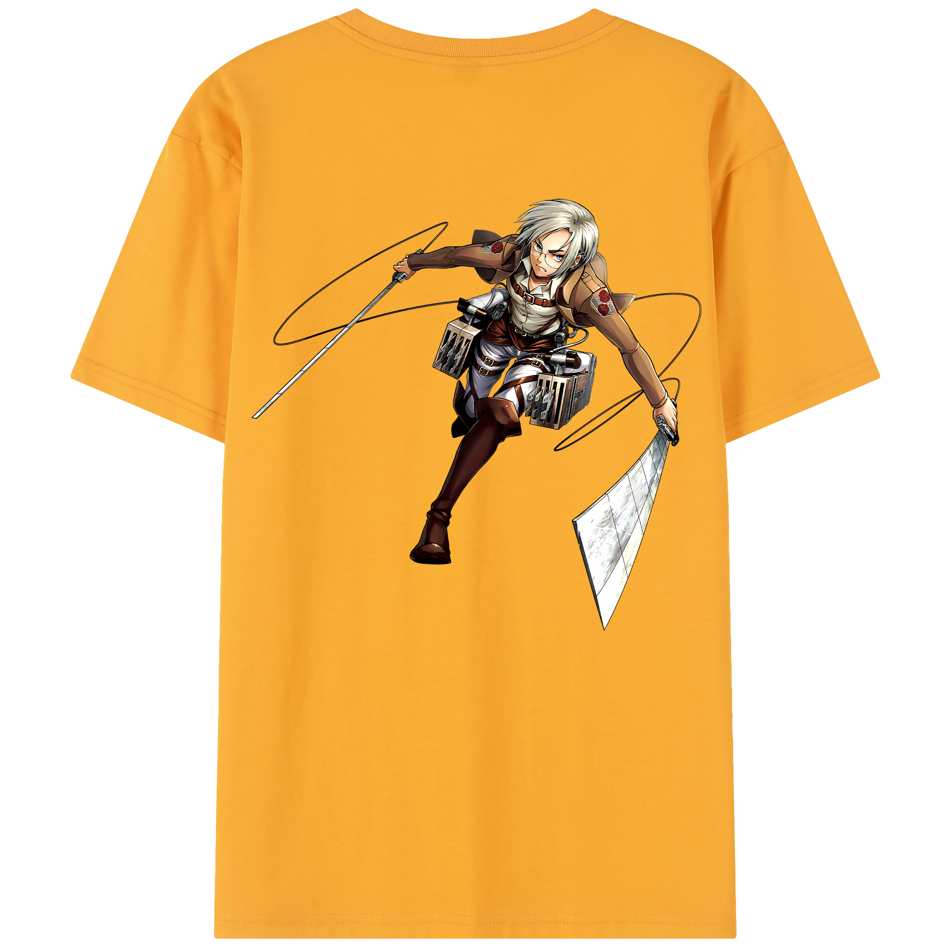 （画像用）  綿100％半袖Tシャツ（背面プリント）