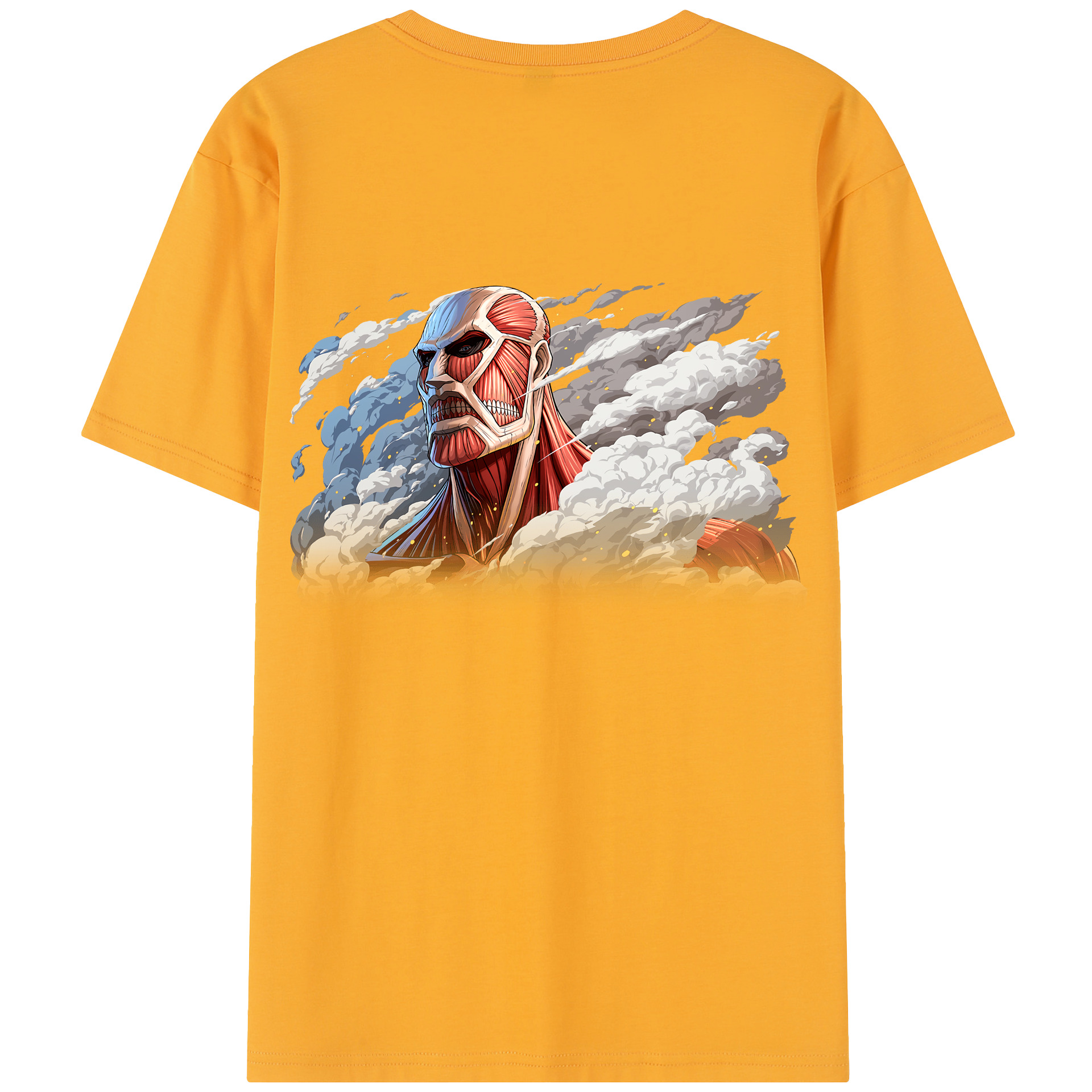 （画像用） 進撃の巨人 Attack on Titan 綿100％半袖Tシャツ（背面プリント）