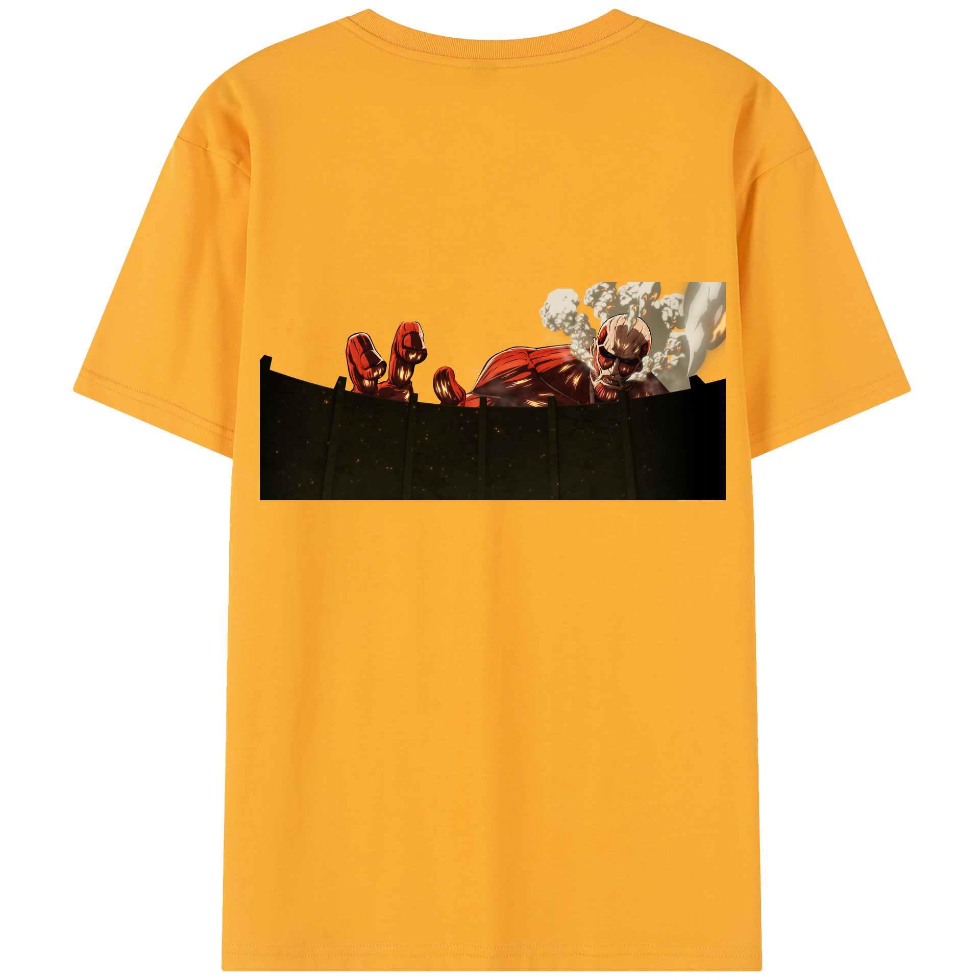 （画像用） 進撃の巨人 Attack on Titan 綿100％半袖Tシャツ（背面プリント）