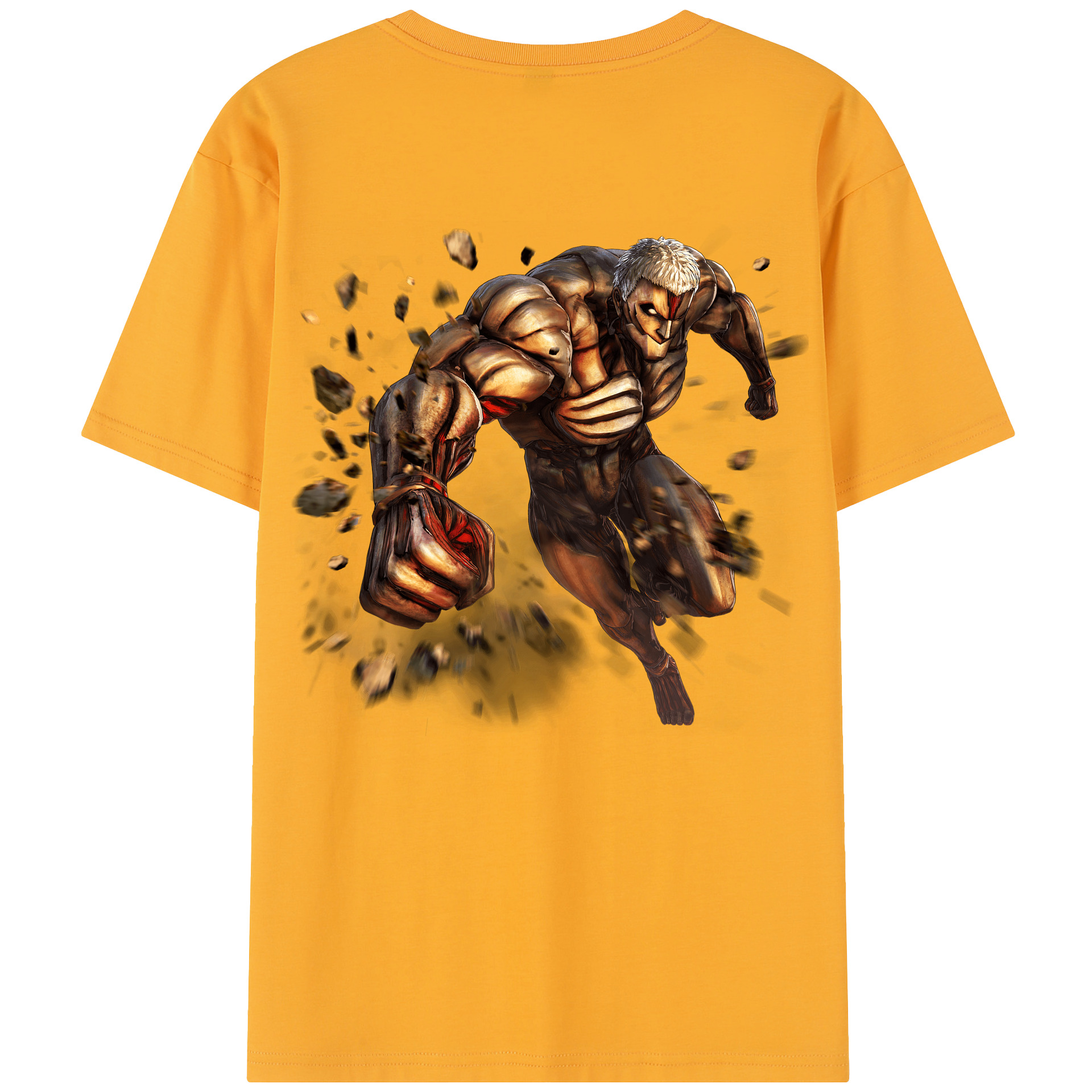 （画像用） 進撃の巨人 Attack on Titan 綿100％半袖Tシャツ（背面プリント）