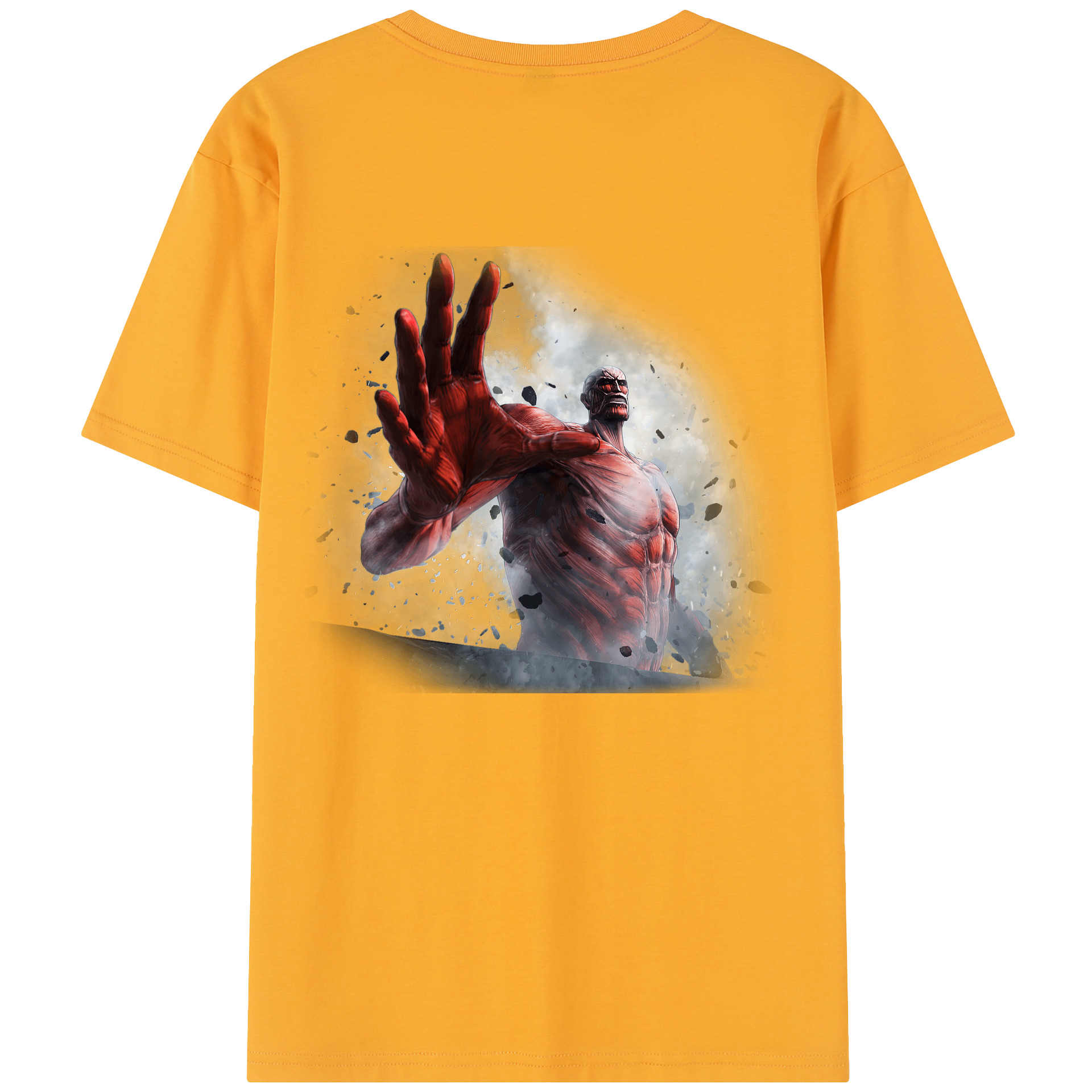 （画像用） 進撃の巨人 Attack on Titan 綿100％半袖Tシャツ（背面プリント）
