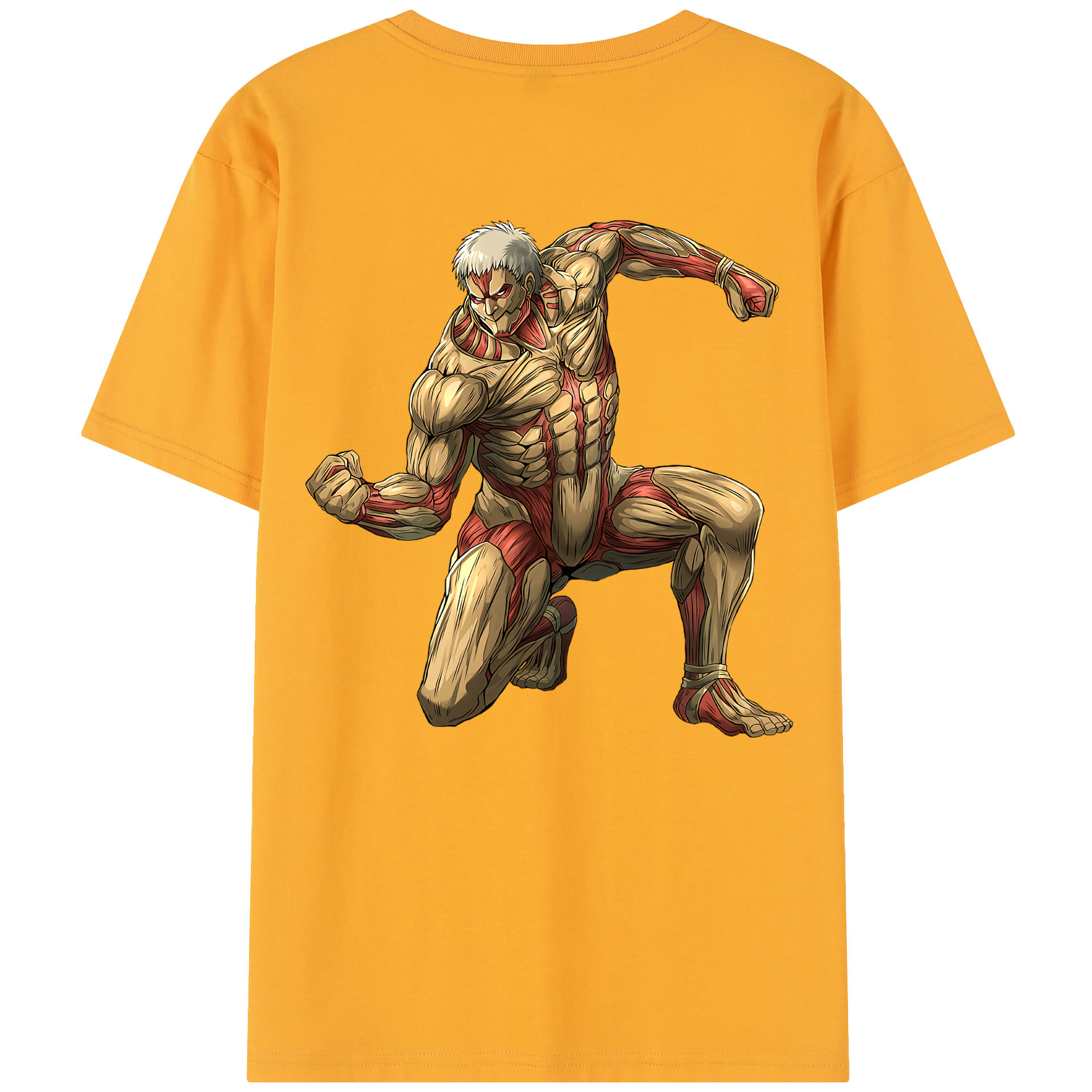 （画像用） 進撃の巨人 Attack on Titan 綿100％半袖Tシャツ（背面プリント）