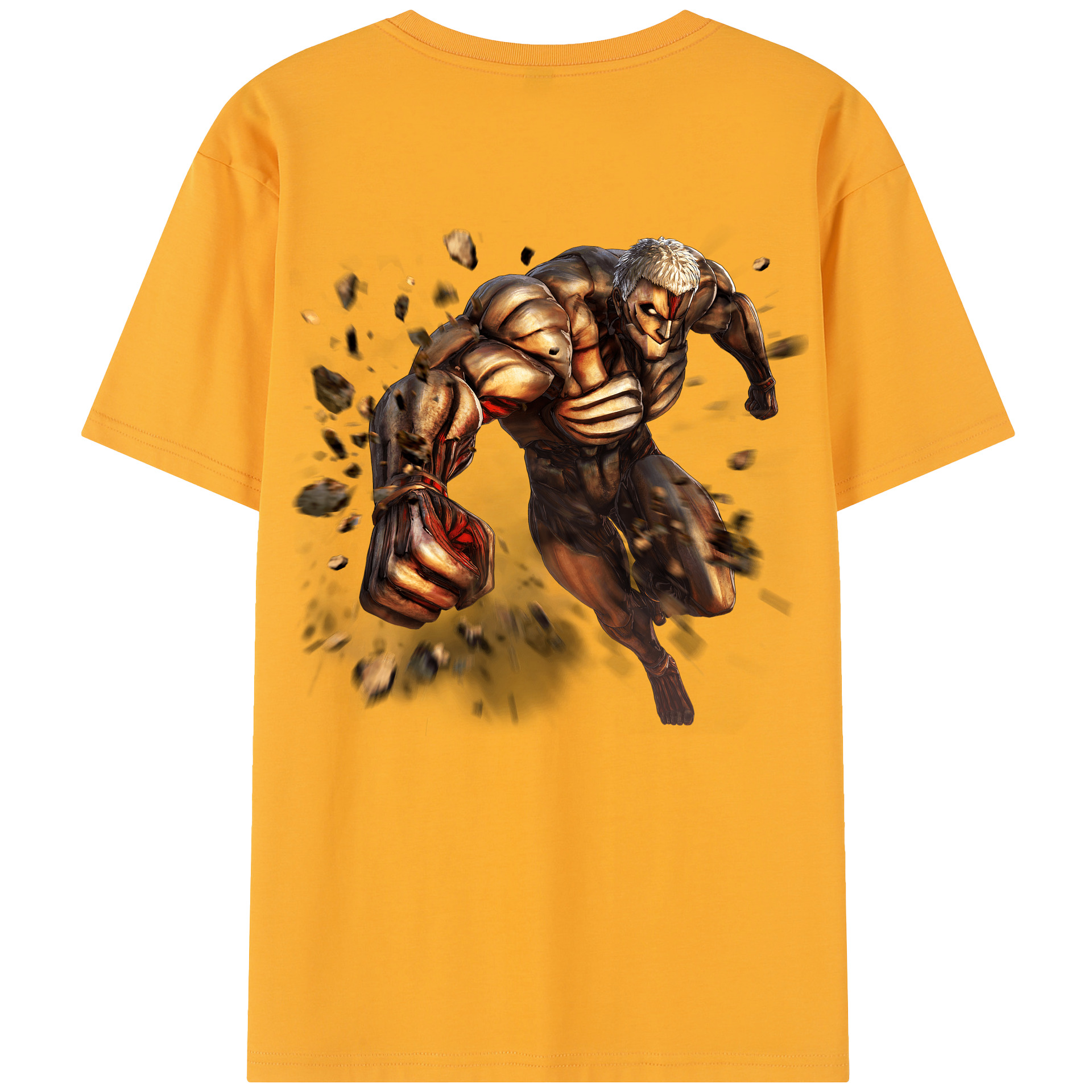 （画像用） 進撃の巨人 Attack on Titan 綿100％半袖Tシャツ（背面プリント）