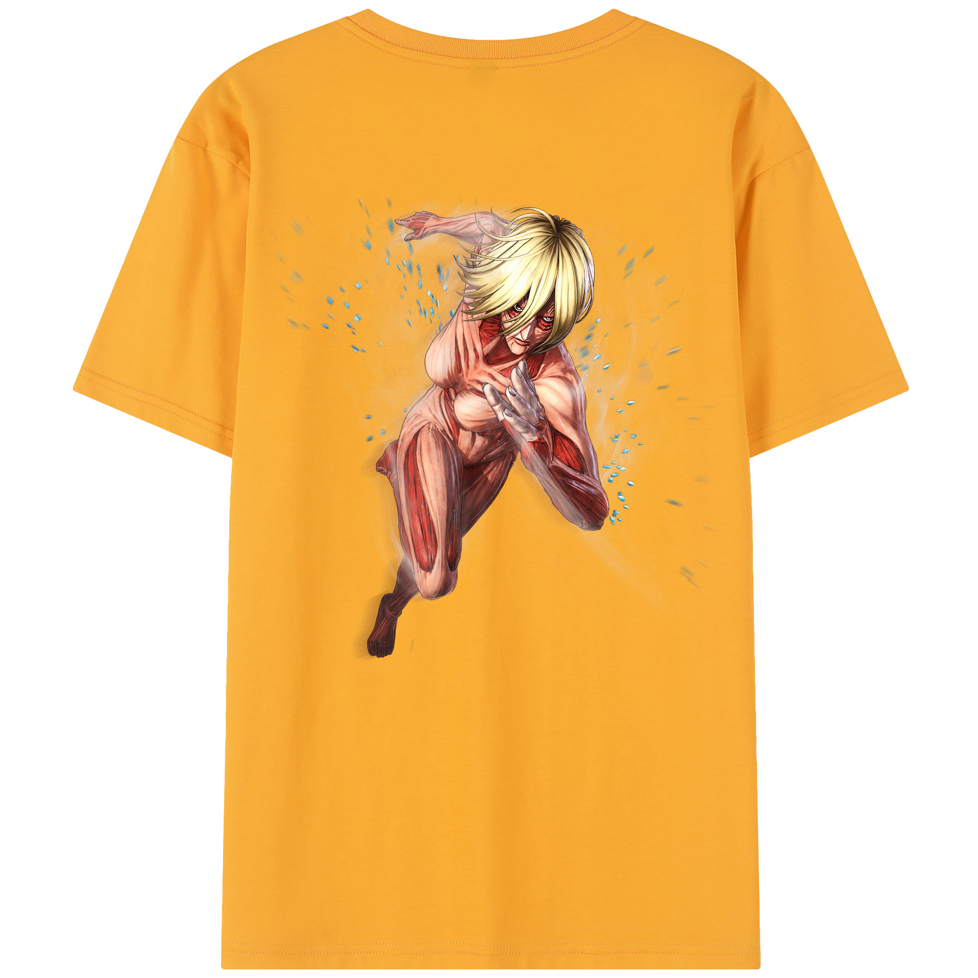 （画像用） 進撃の巨人 Attack on Titan 綿100％半袖Tシャツ（背面プリント）