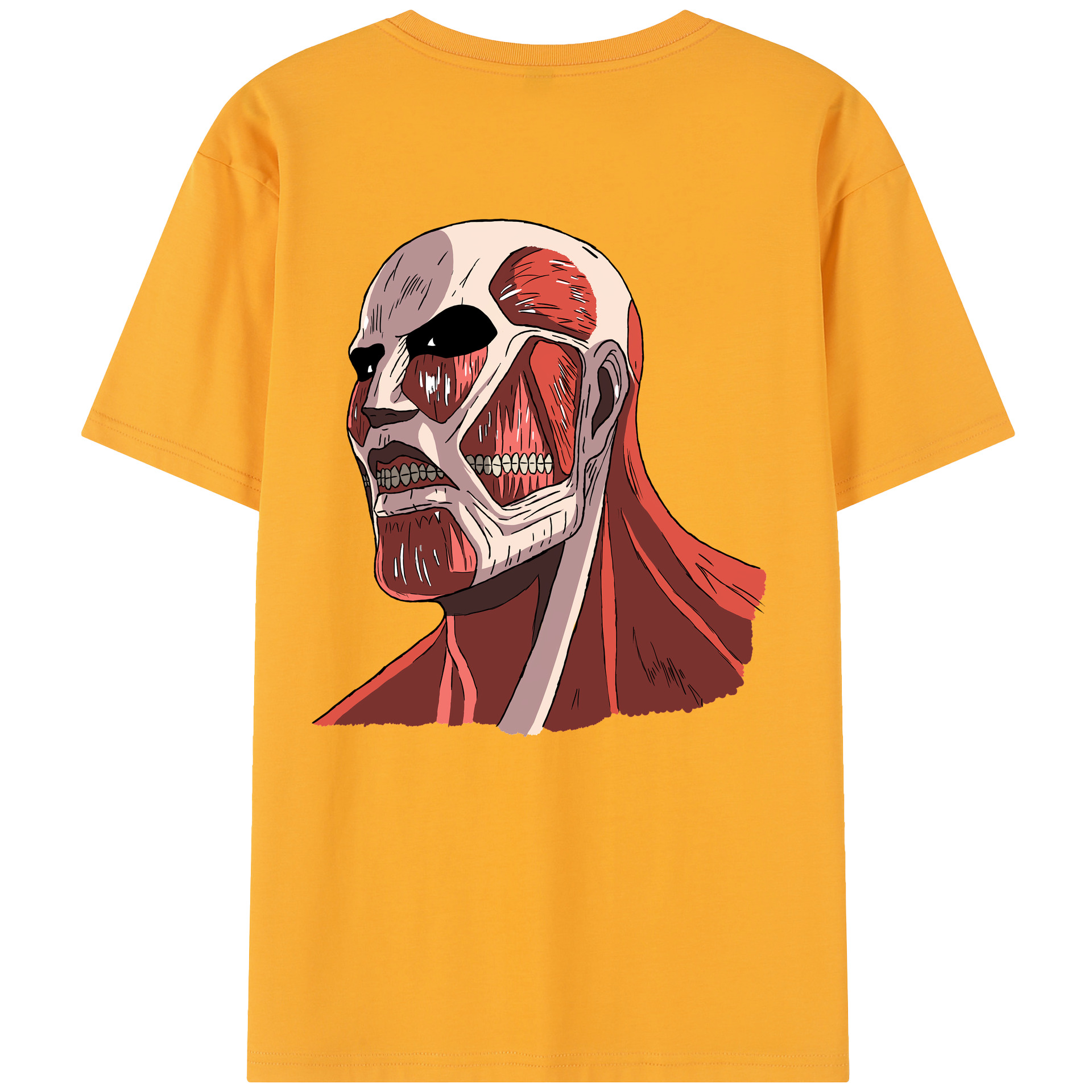（画像用） 進撃の巨人 Attack on Titan 綿100％半袖Tシャツ（背面プリント）