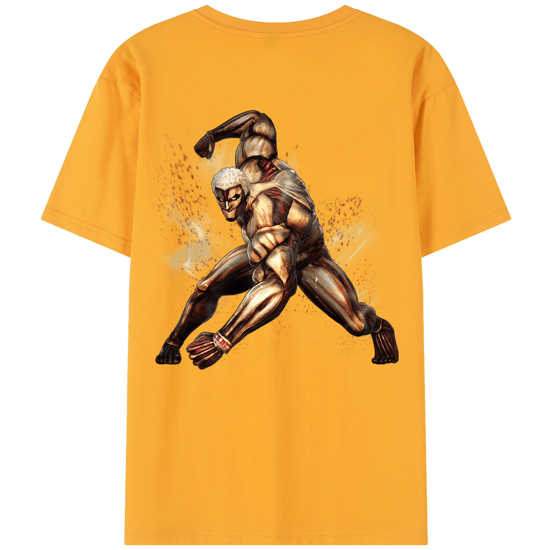（画像用） 進撃の巨人 Attack on Titan 綿100％半袖Tシャツ（背面プリント）