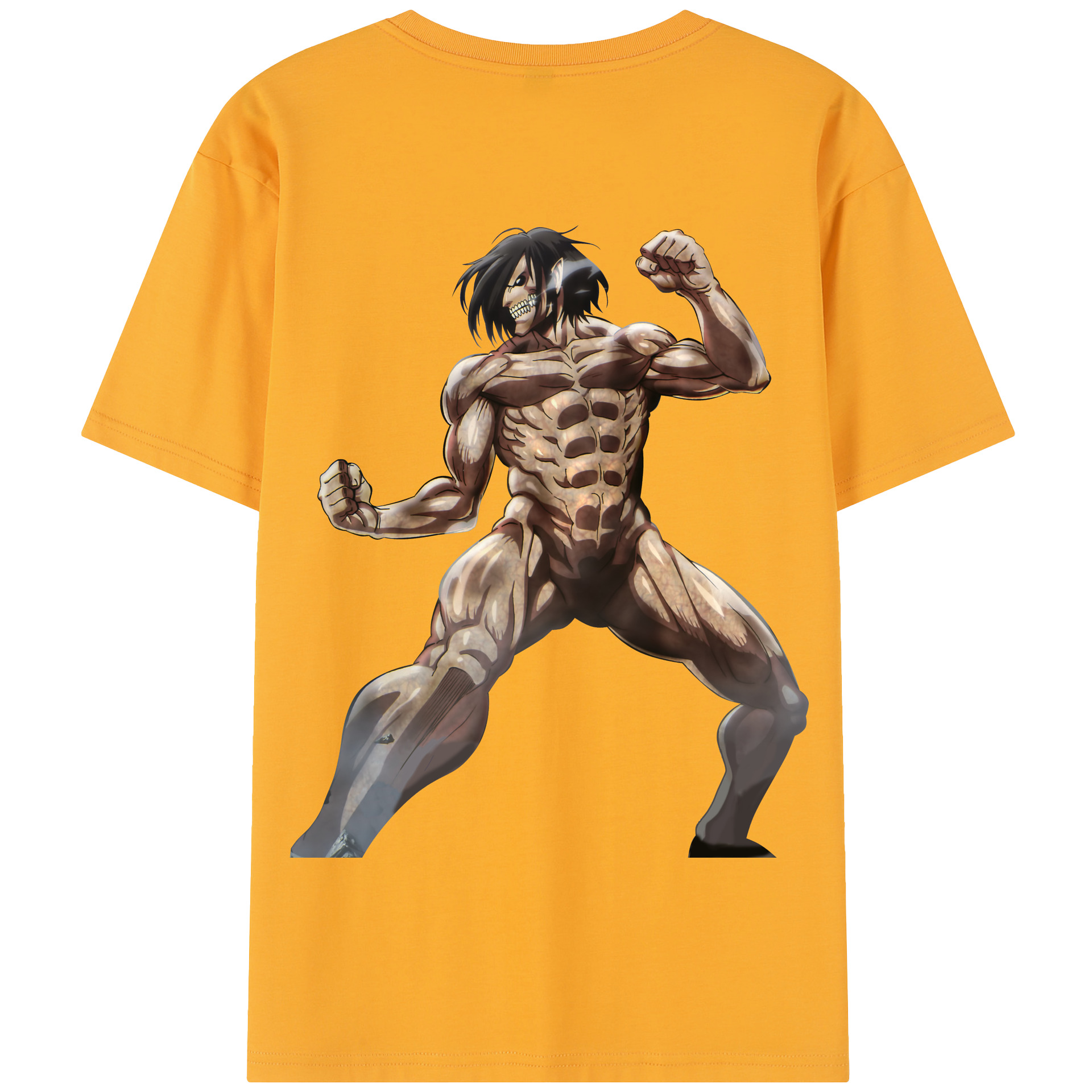 （画像用） 進撃の巨人 Attack on Titan 綿100％半袖Tシャツ（背面プリント）