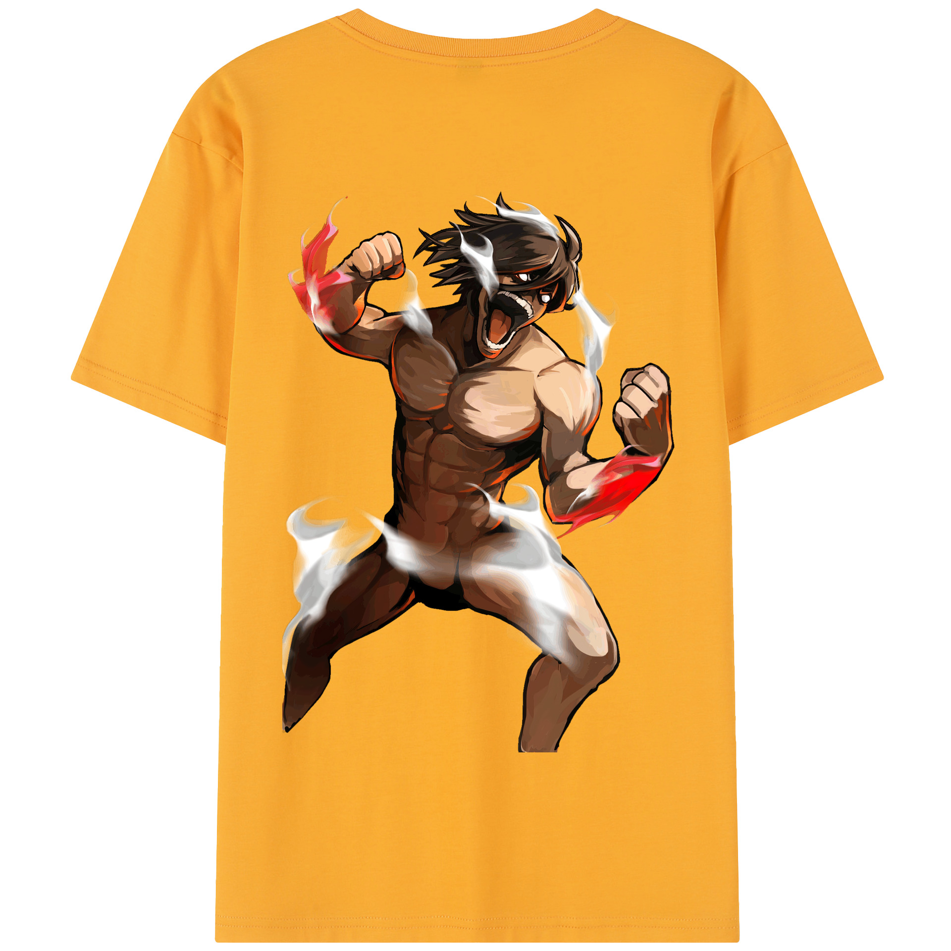 （画像用） 進撃の巨人 Attack on Titan 綿100％半袖Tシャツ（背面プリント）