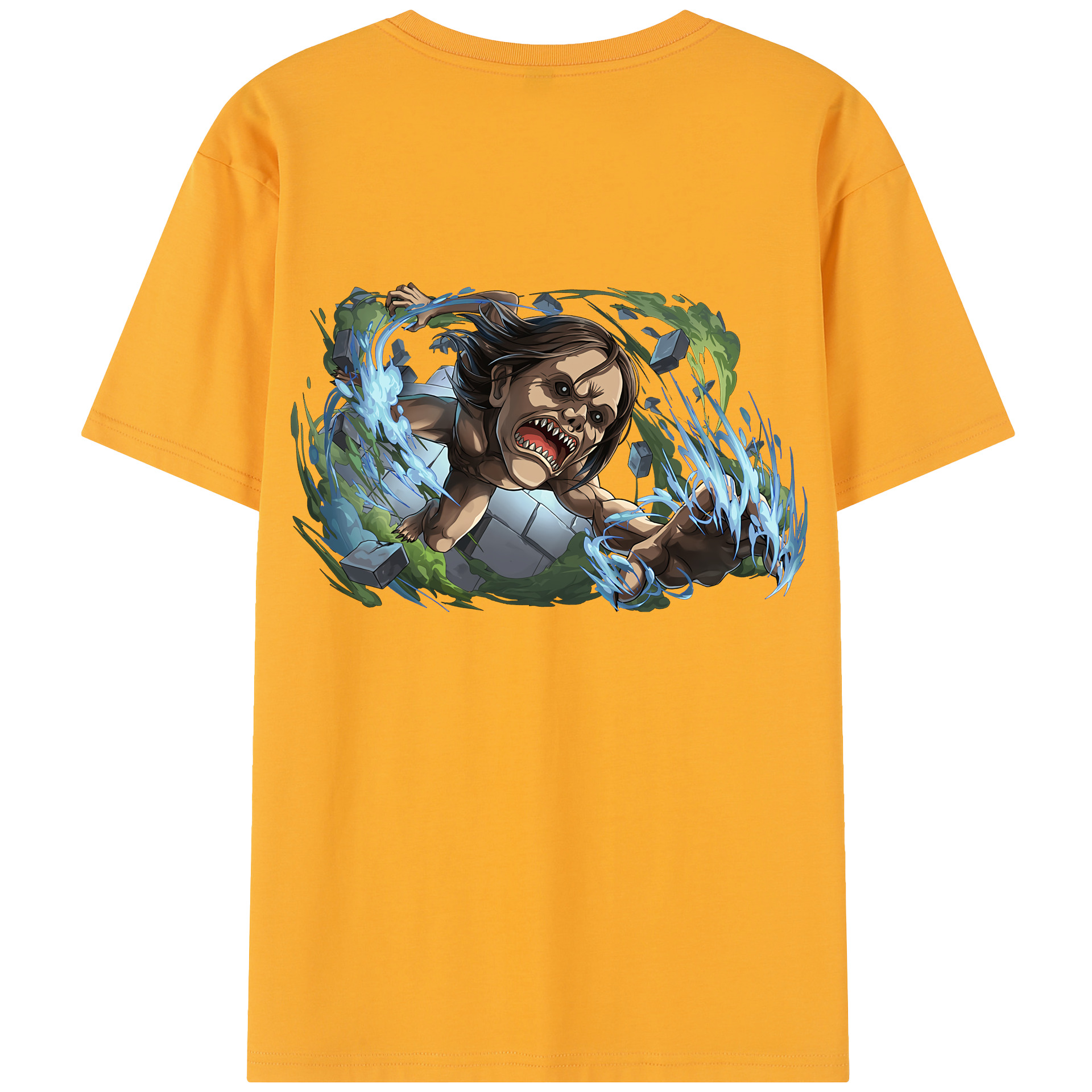（画像用） 進撃の巨人 Attack on Titan 綿100％半袖Tシャツ（背面プリント）