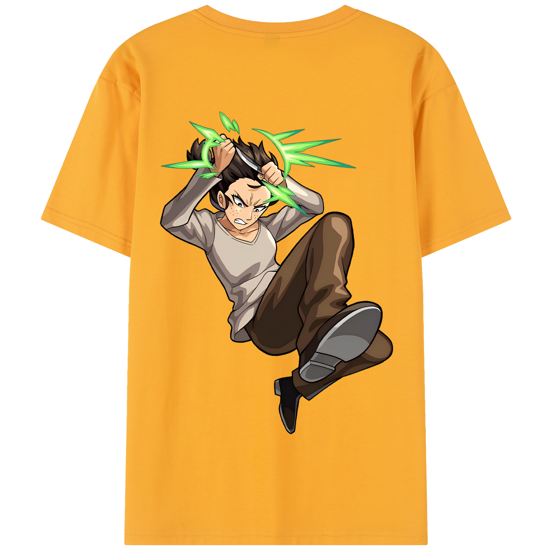 （画像用） 進撃の巨人 Attack on Titan 綿100％半袖Tシャツ（背面プリント）