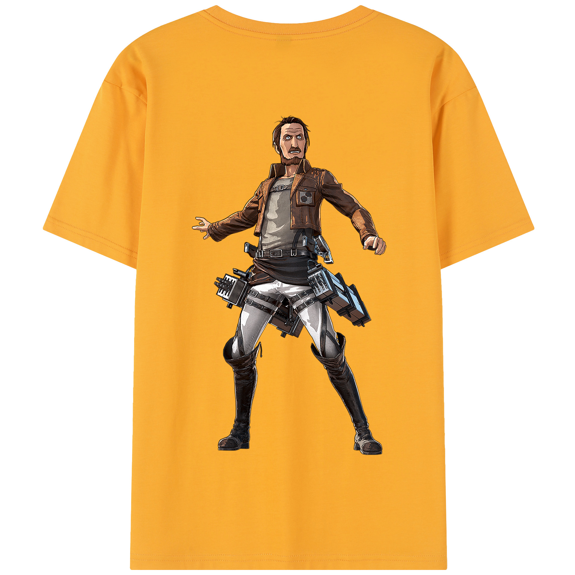 （画像用） 進撃の巨人 Attack on Titan 綿100％半袖Tシャツ（背面プリント）