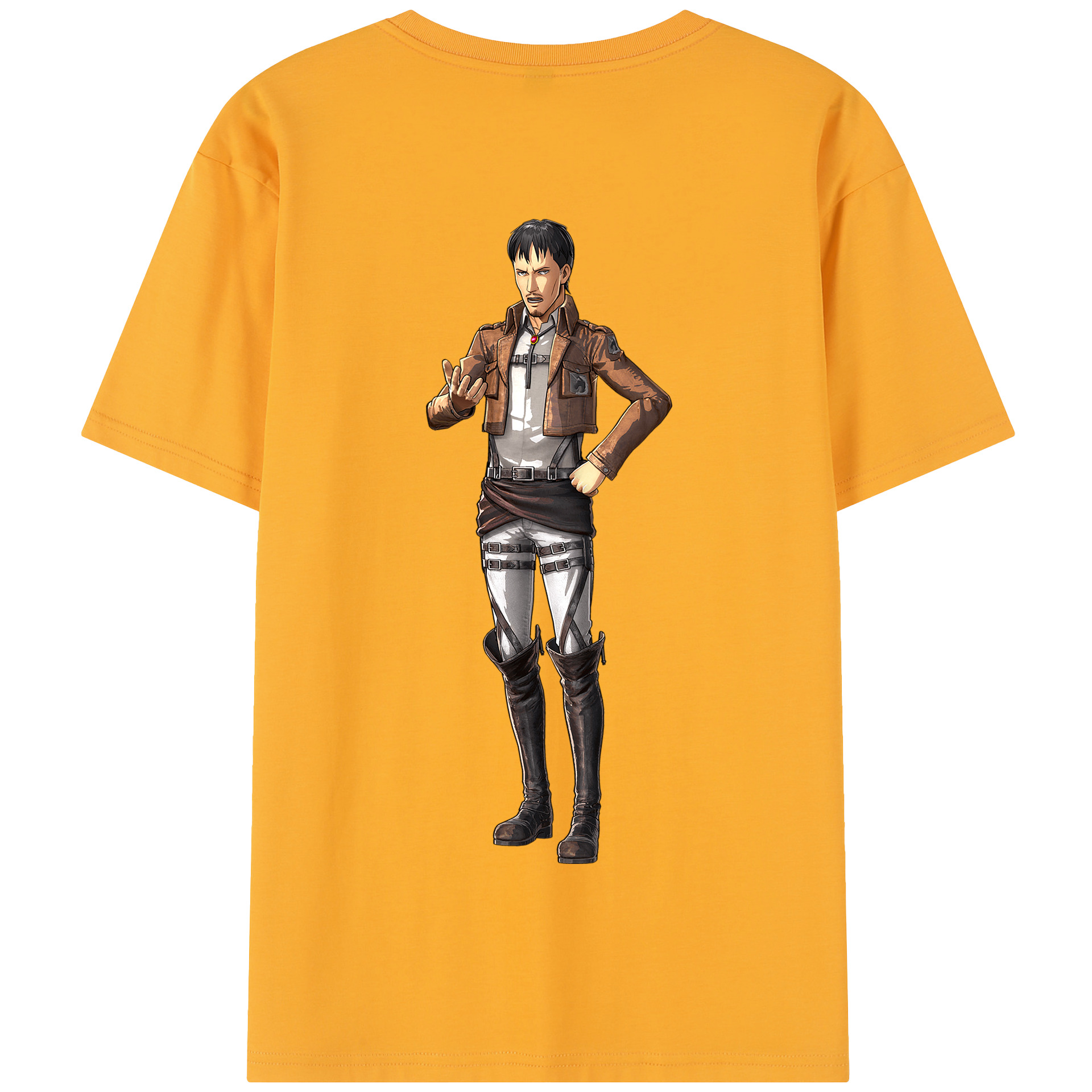 （画像用） 進撃の巨人 Attack on Titan 綿100％半袖Tシャツ（背面プリント）