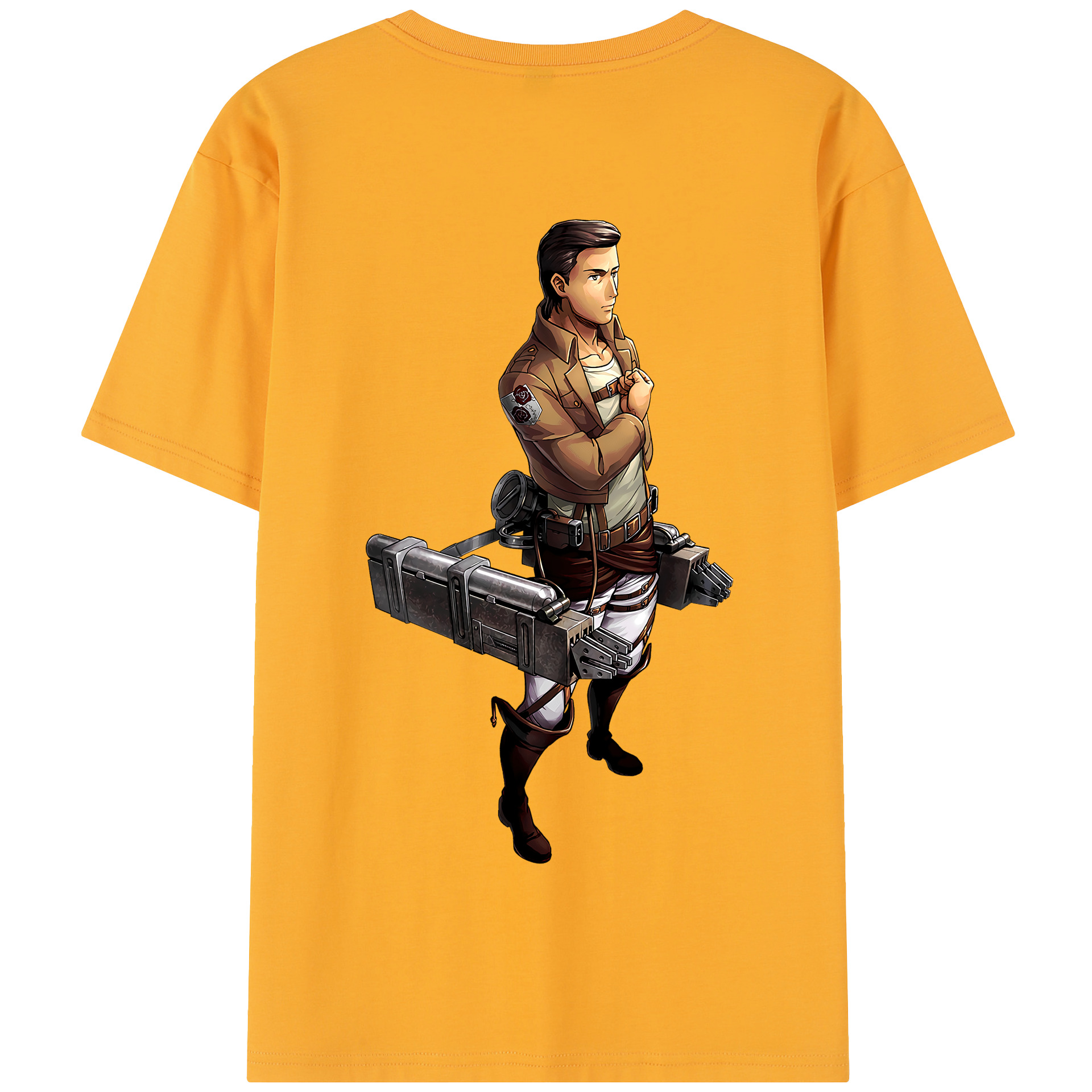 （画像用） 進撃の巨人 Attack on Titan 綿100％半袖Tシャツ（背面プリント）