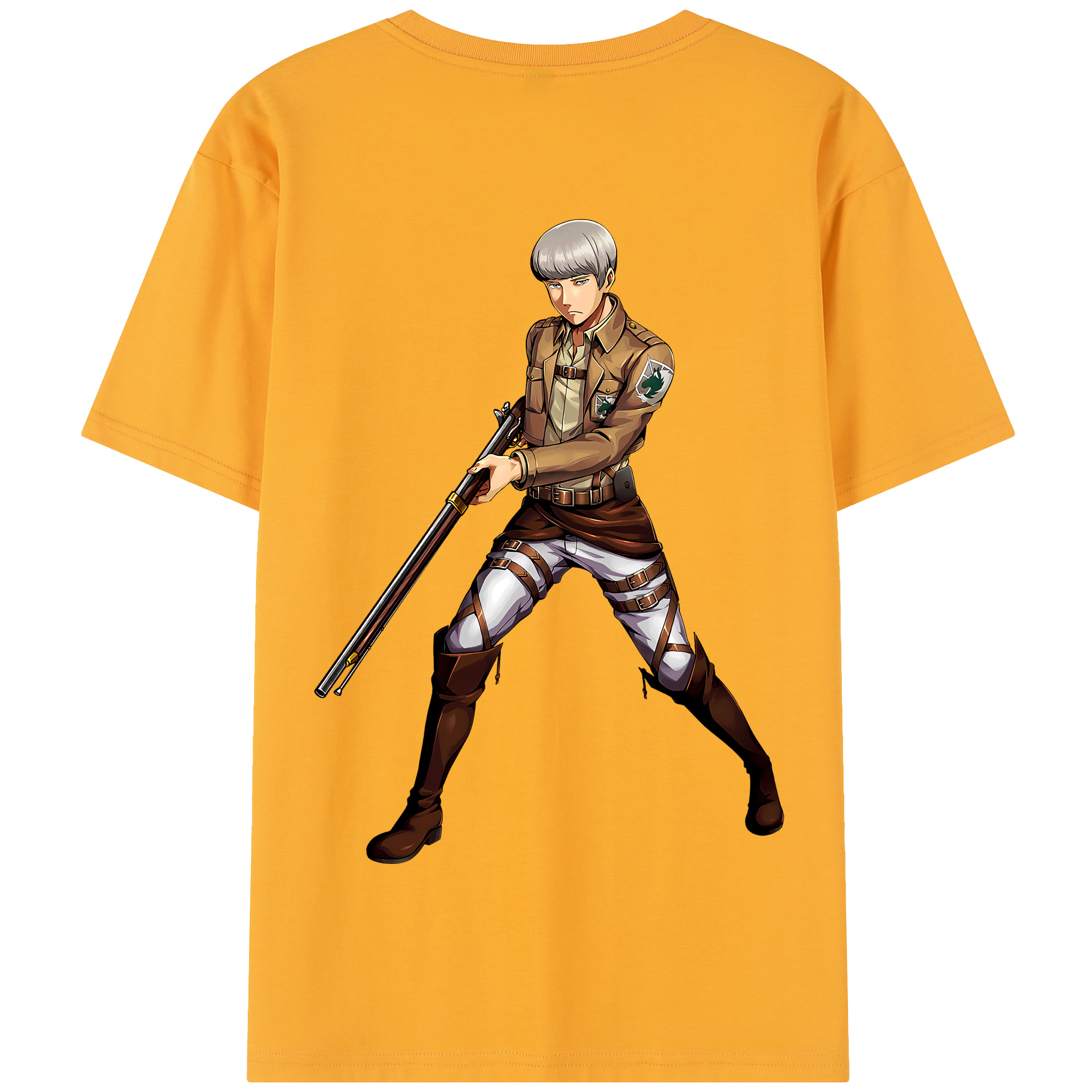 （画像用） 進撃の巨人 Attack on Titan 綿100％半袖Tシャツ（背面プリント）