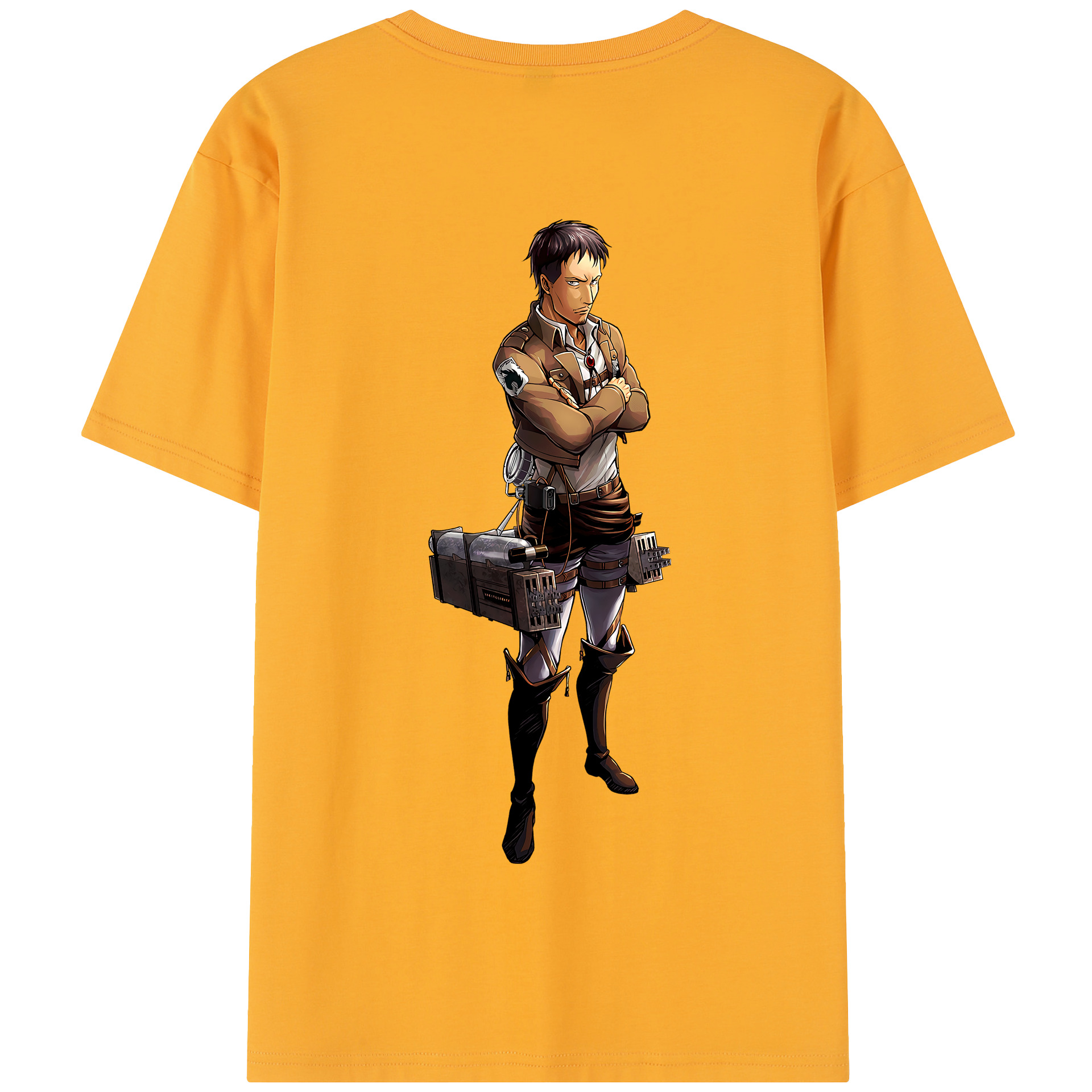 （画像用） 進撃の巨人 Attack on Titan 綿100％半袖Tシャツ（背面プリント）