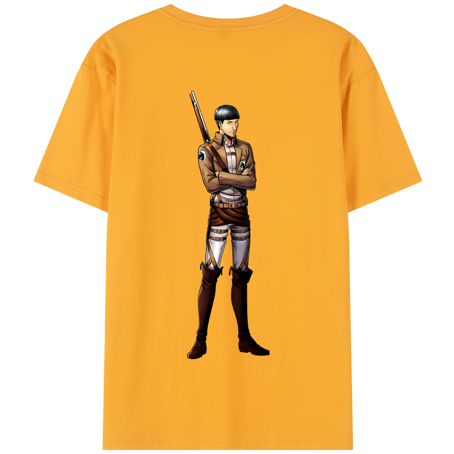 （画像用） 進撃の巨人 Attack on Titan 綿100％半袖Tシャツ（背面プリント）