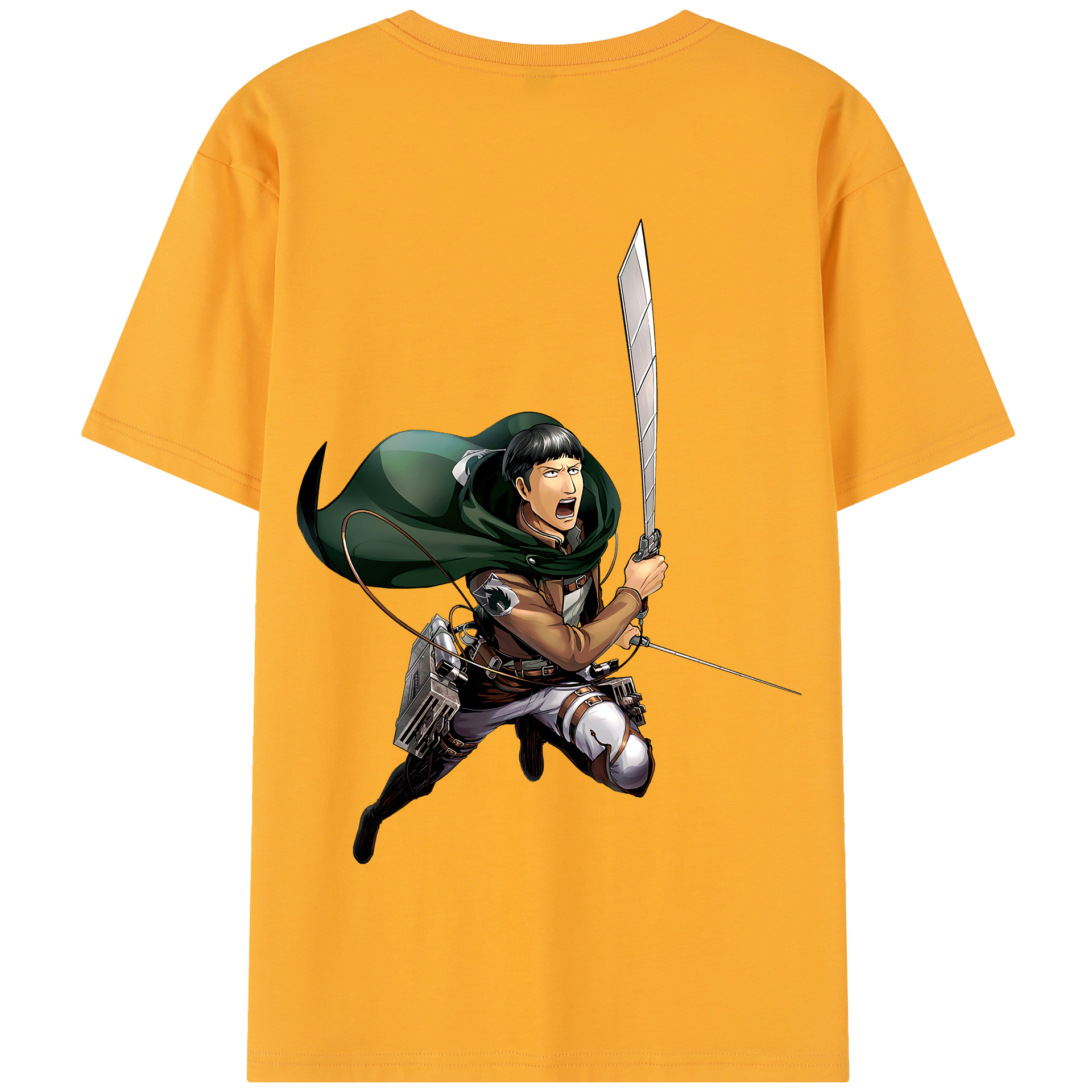 （画像用） 進撃の巨人 Attack on Titan 綿100％半袖Tシャツ（背面プリント）