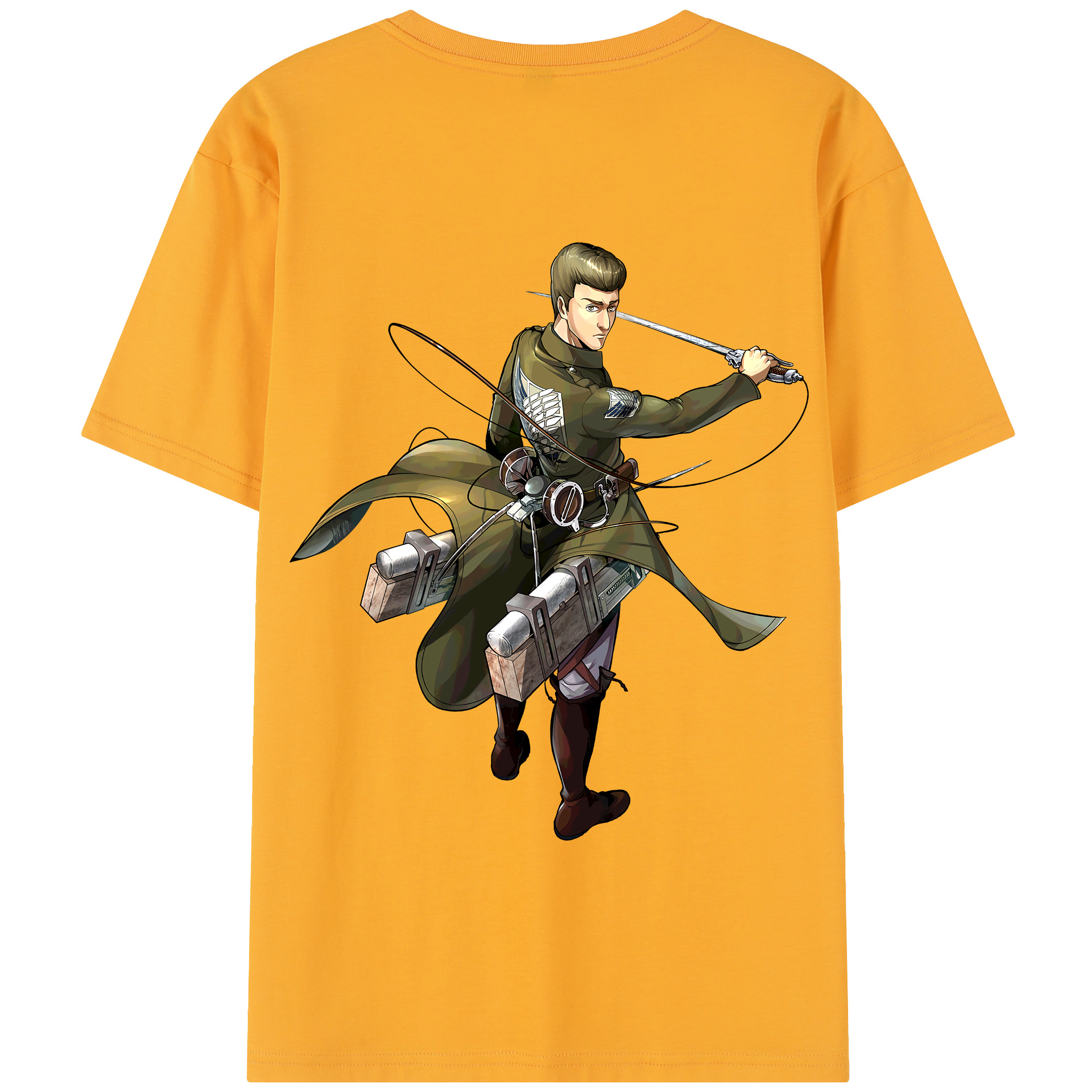（画像用） 進撃の巨人 Attack on Titan 綿100％半袖Tシャツ（背面プリント）