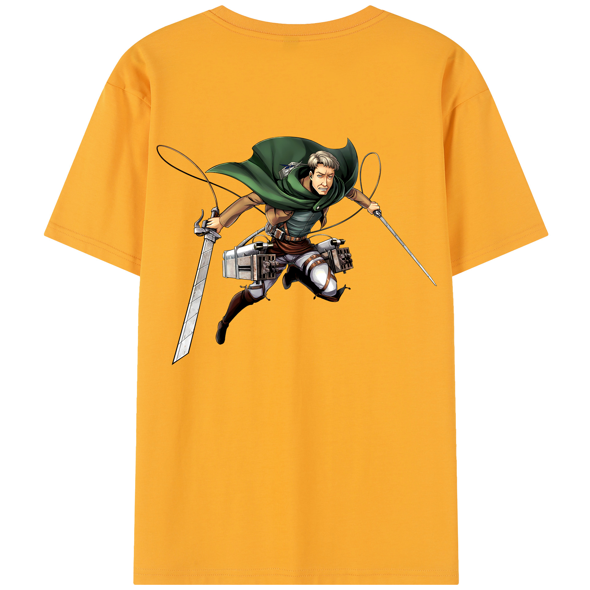 （画像用） 進撃の巨人 Attack on Titan 綿100％半袖Tシャツ（背面プリント）