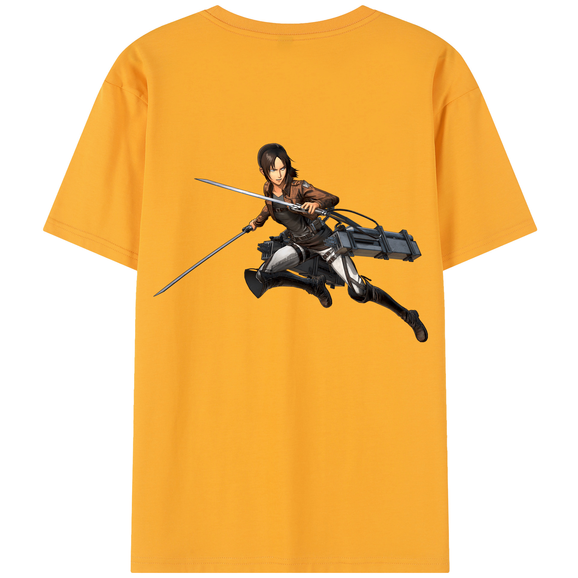 （画像用） 進撃の巨人 Attack on Titan 綿100％半袖Tシャツ（背面プリント）