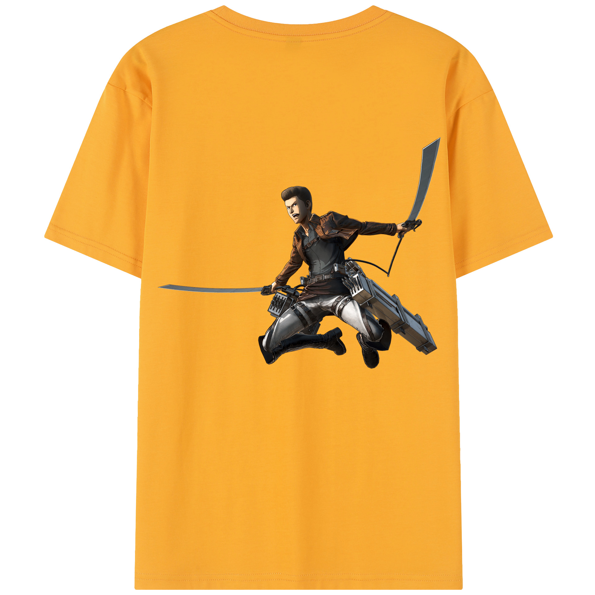 （画像用） 進撃の巨人 Attack on Titan 綿100％半袖Tシャツ（背面プリント）