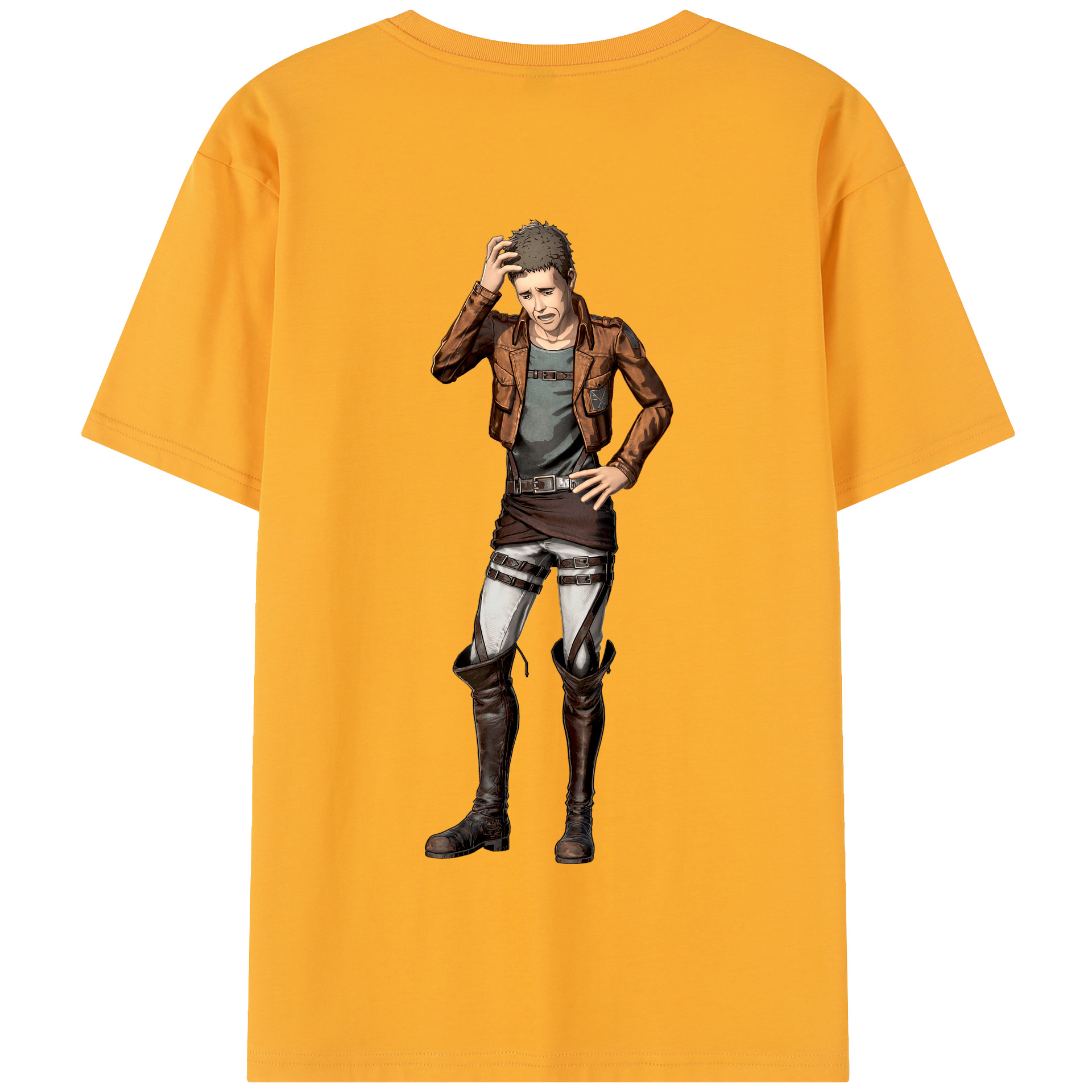 （画像用） 進撃の巨人 Attack on Titan 綿100％半袖Tシャツ（背面プリント）