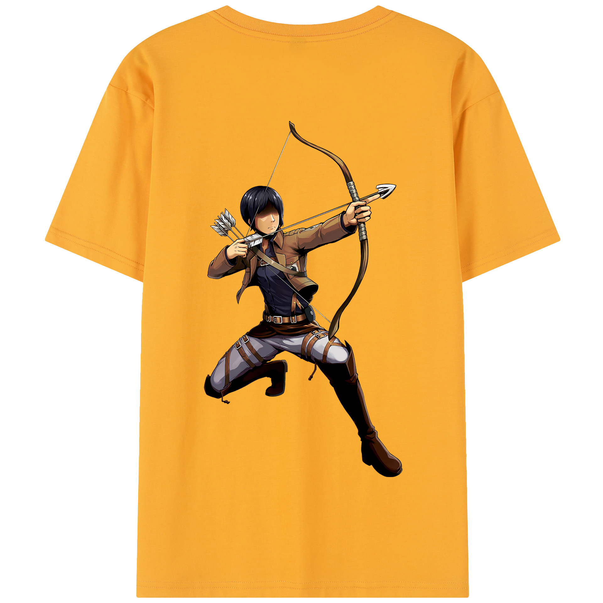 （画像用） 進撃の巨人 Attack on Titan 綿100％半袖Tシャツ（背面プリント）