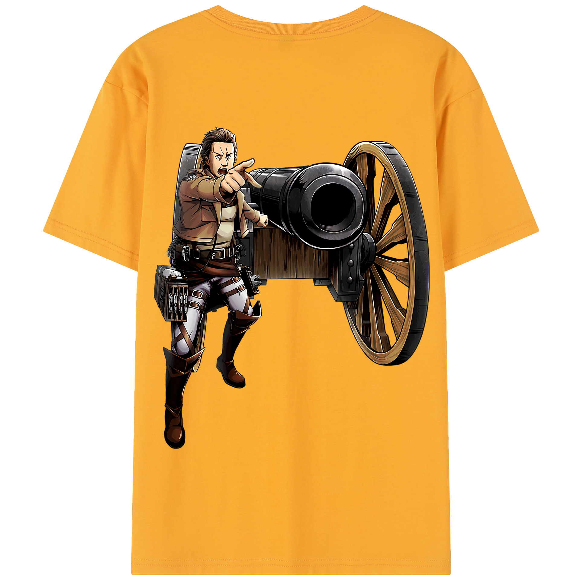（画像用） 進撃の巨人 Attack on Titan 綿100％半袖Tシャツ（背面プリント）