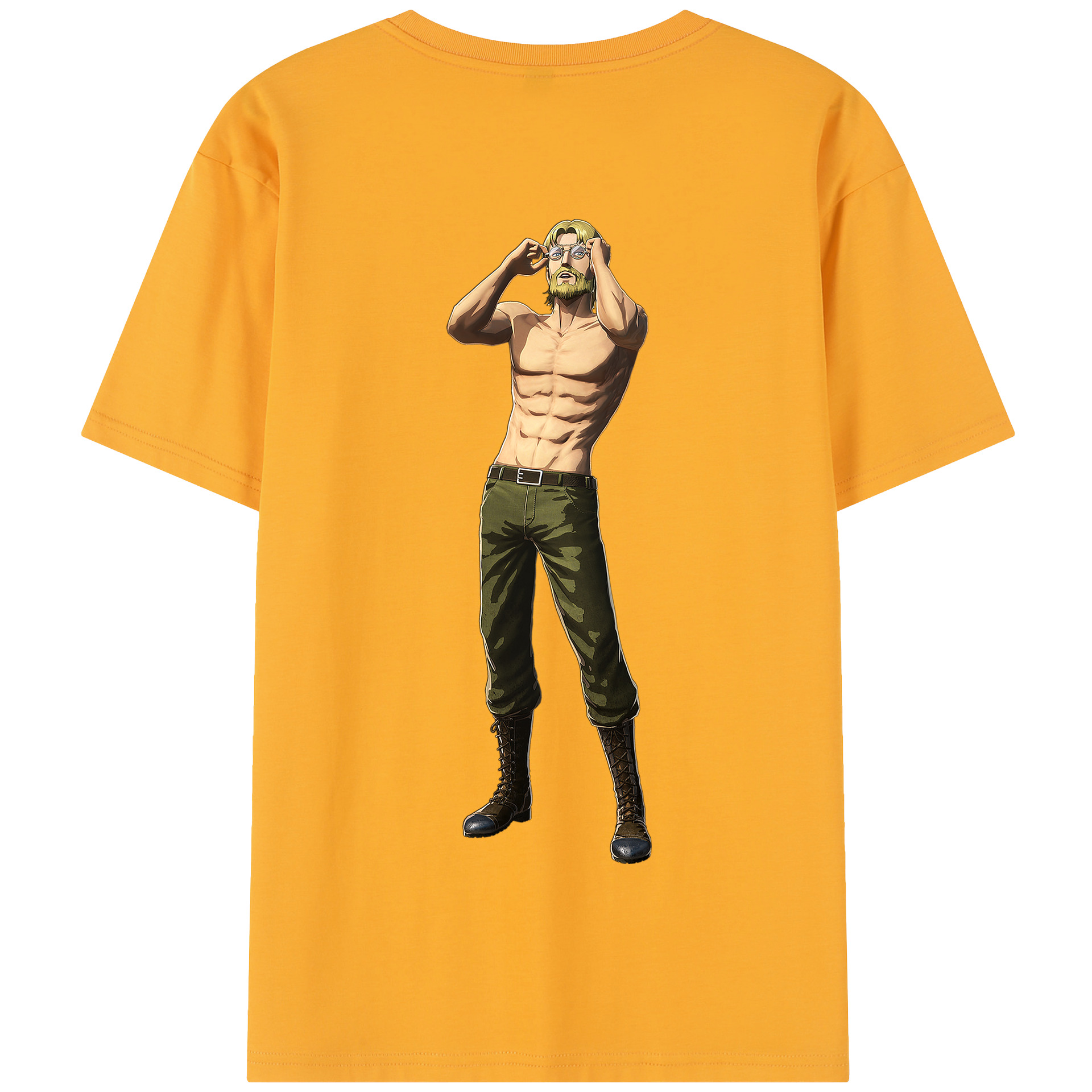 （画像用） 進撃の巨人 Attack on Titan 綿100％半袖Tシャツ（背面プリント）