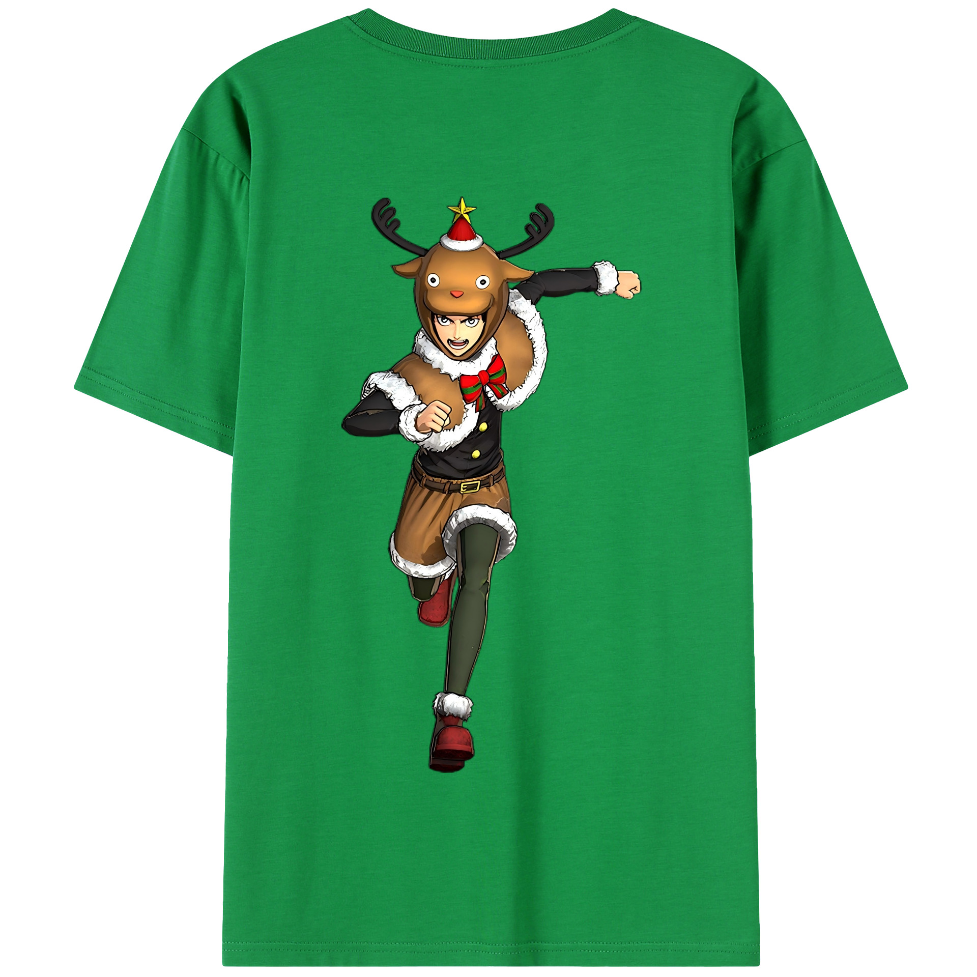 （画像用） 進撃の巨人 エレン･イェーガー Attack on Titan Eren Jäger 綿100％半袖Tシャツ（背面プリント）