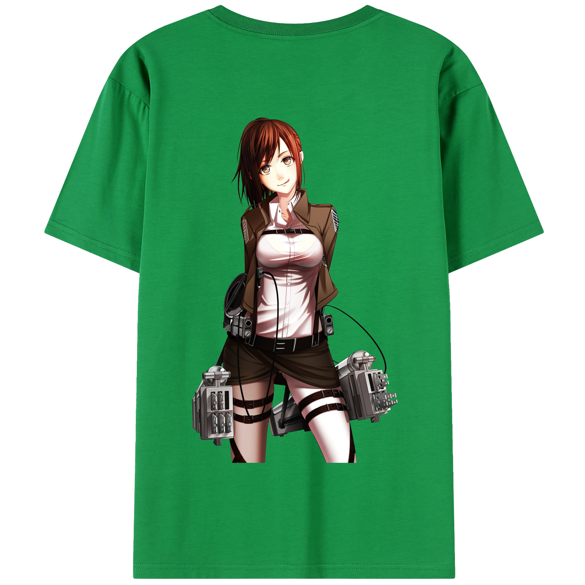 （画像用） 進撃の巨人 サシャ·ブラウス Attack on Titan Sasha Blaus 綿100％半袖Tシャツ（背面プリント）