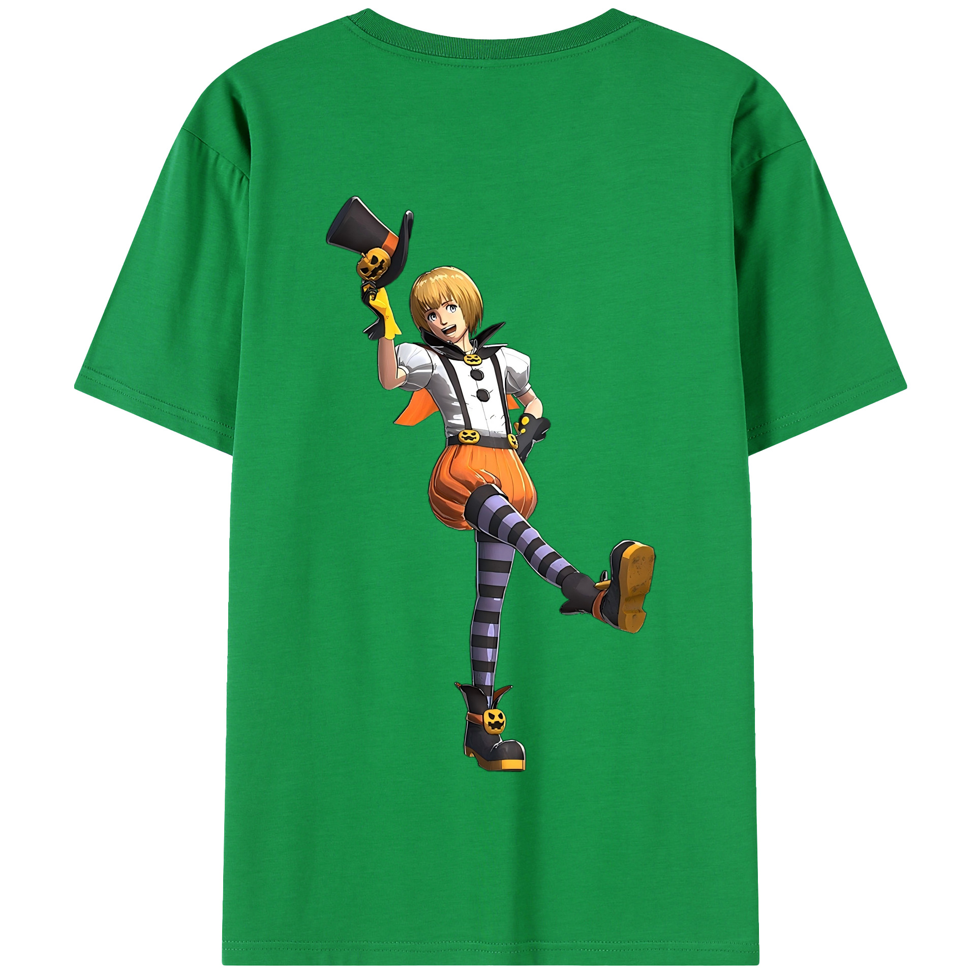 （画像用） 進撃の巨人 アルミン·アルレルト Attack on Titan Armin Arlert 綿100％半袖Tシャツ（背面プリント）