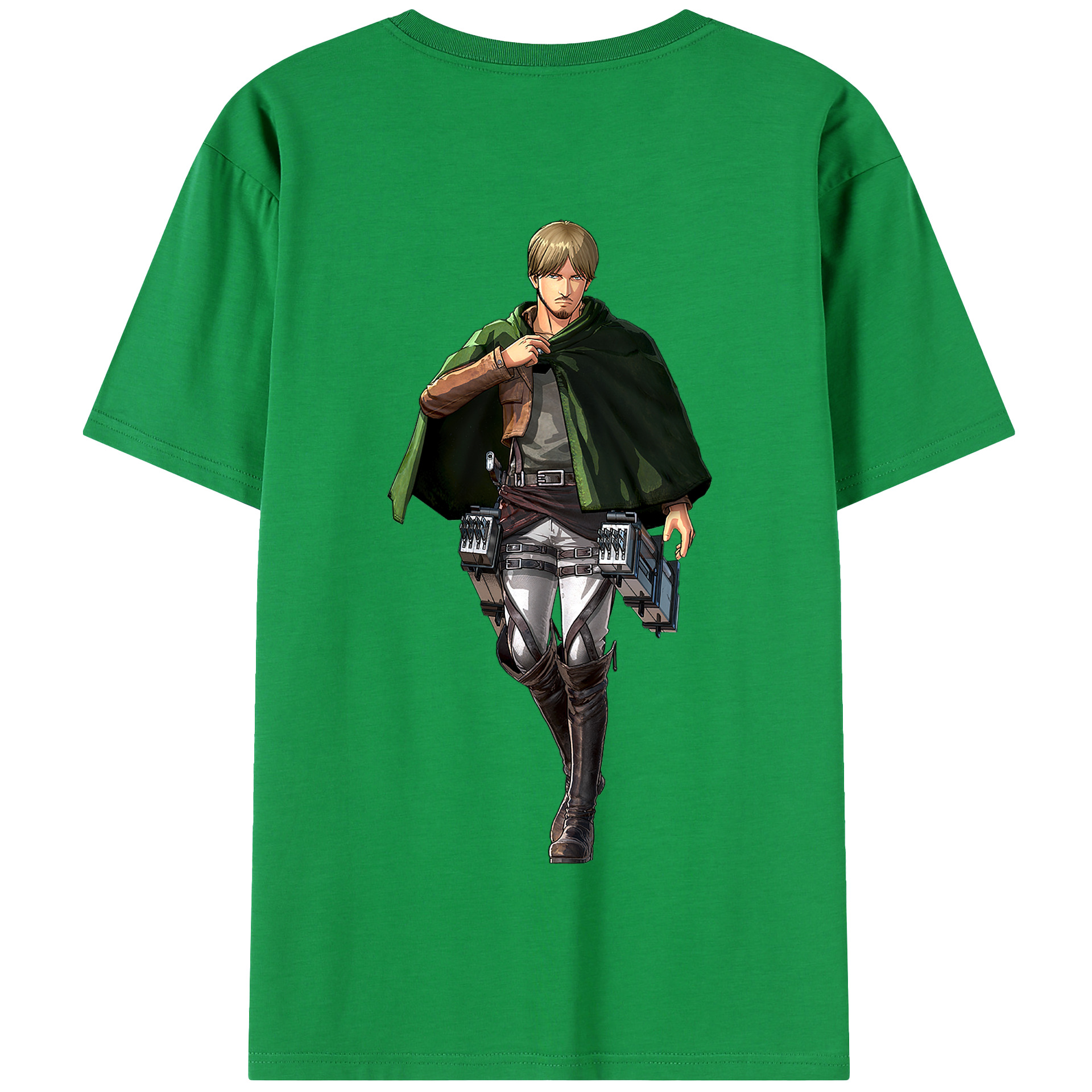 （画像用） 進撃の巨人 ミケ·ザカリアス Attack on Titan Mike Zakarius 綿100％半袖Tシャツ（背面プリント）