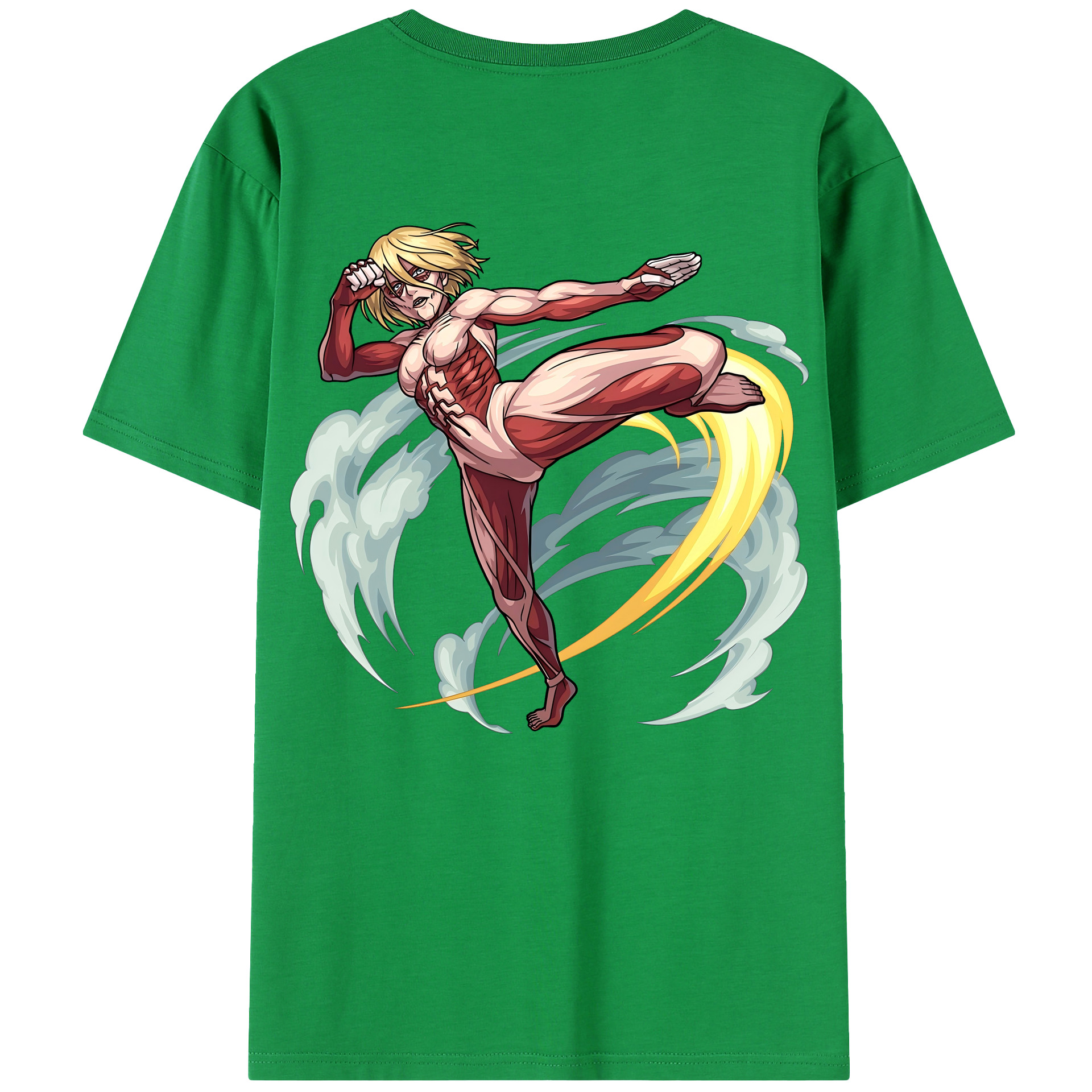（画像用） 進撃の巨人 Attack on Titan 綿100％半袖Tシャツ（背面プリント）