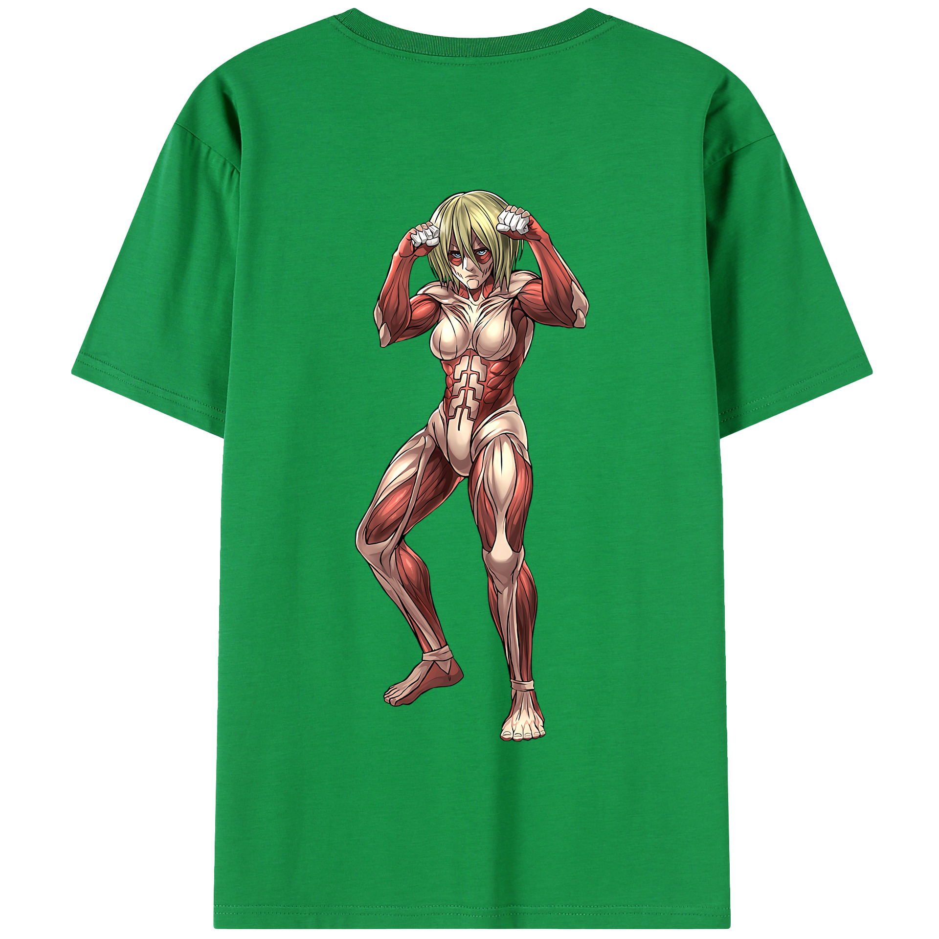 （画像用） 進撃の巨人 Attack on Titan 綿100％半袖Tシャツ（背面プリント）