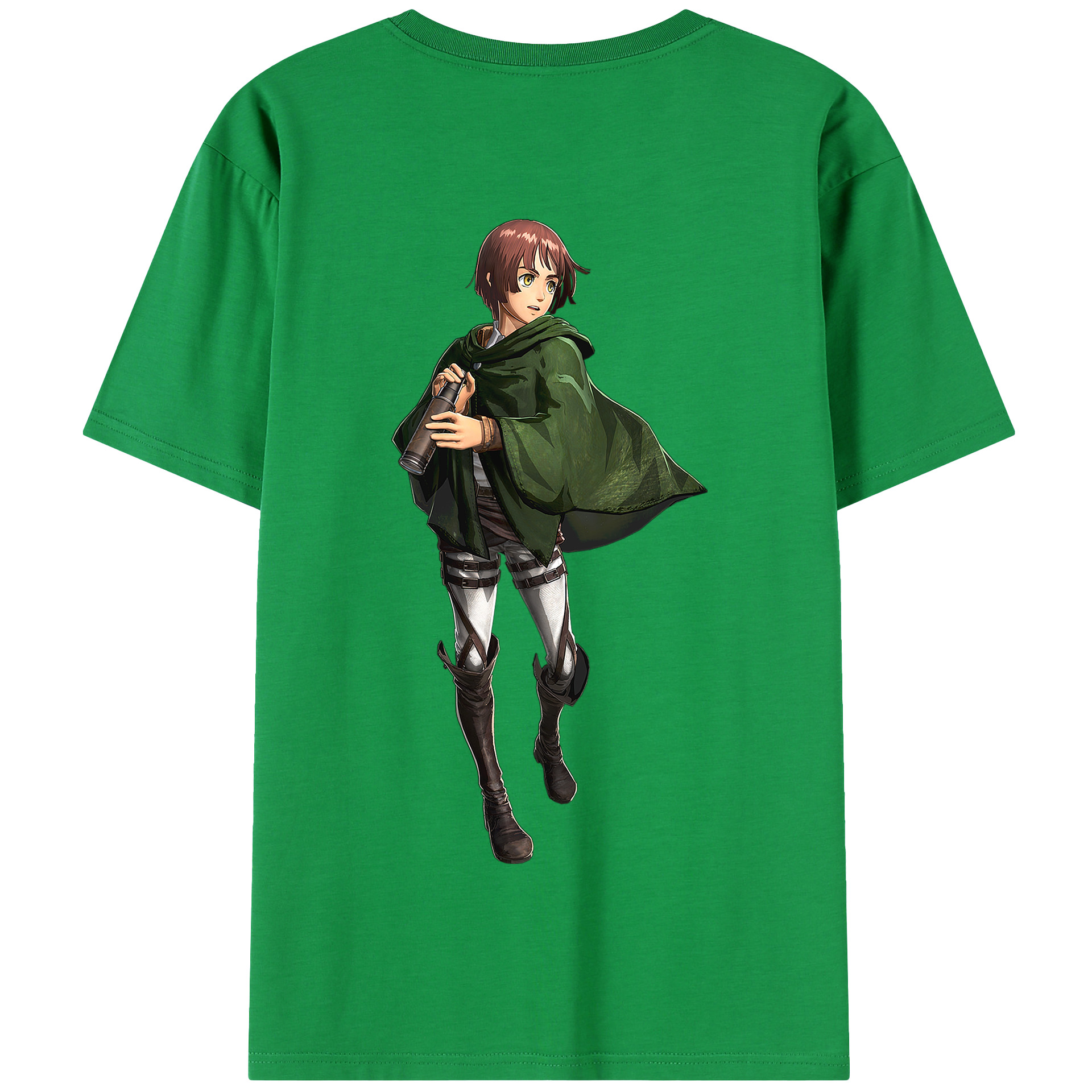 （画像用） 進撃の巨人 Attack on Titan 綿100％半袖Tシャツ（背面プリント）